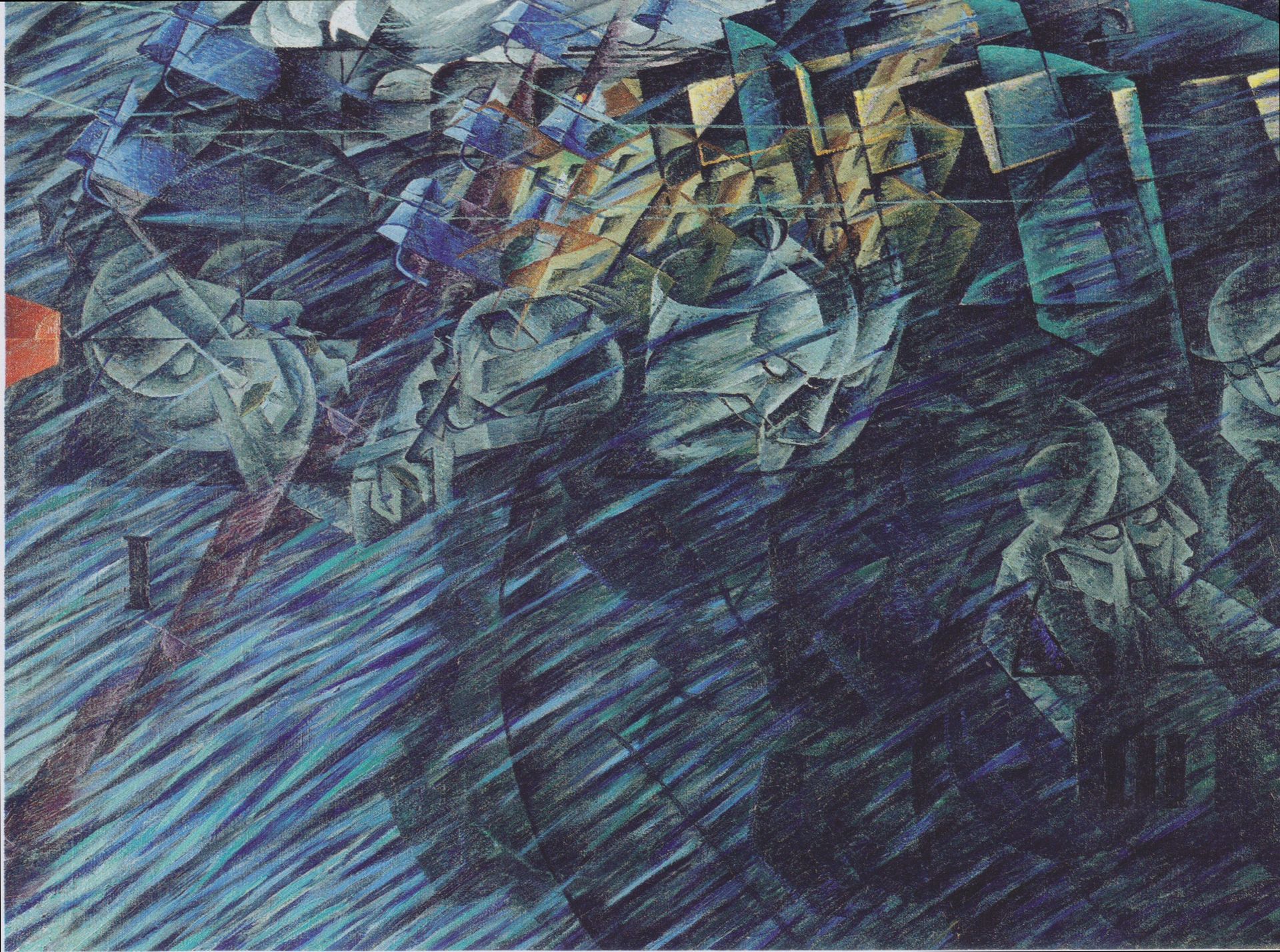 States of Mind: Those Who Go by Umberto Boccioni