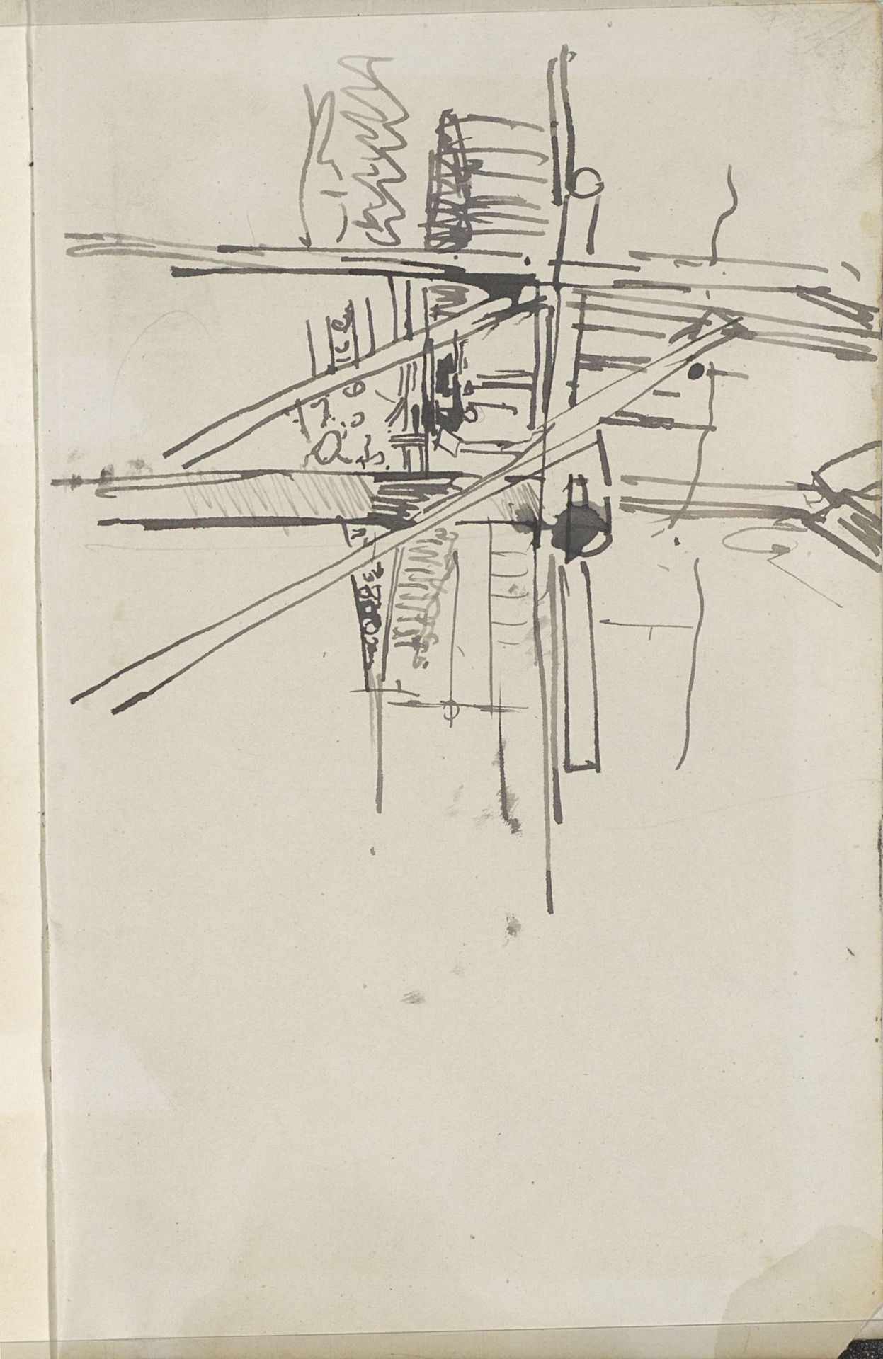 Gezicht in Amsterdam by George Hendrik Breitner