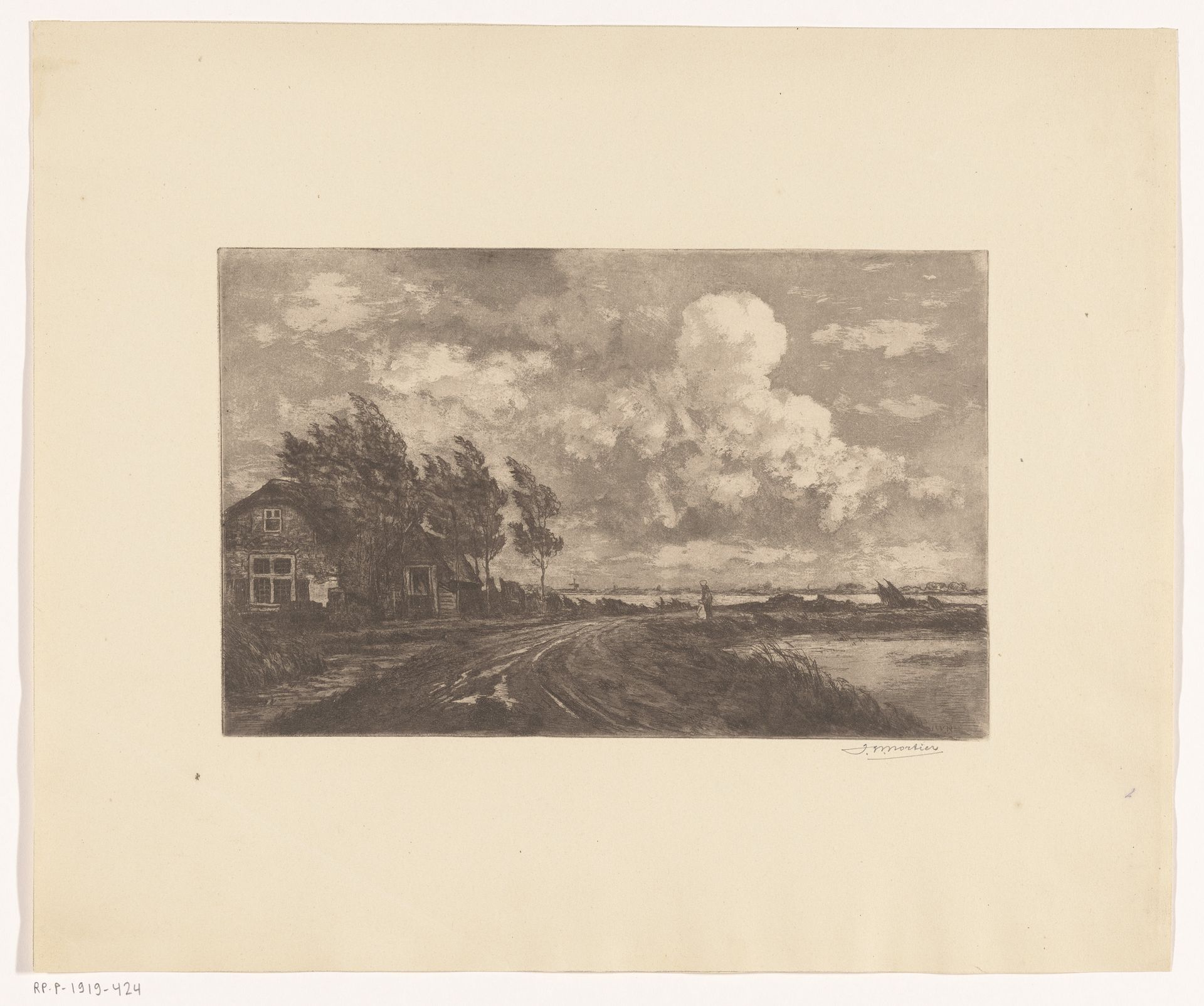 Boerderij aan de Reeuwijkse plassen by Jan Willem Nortier