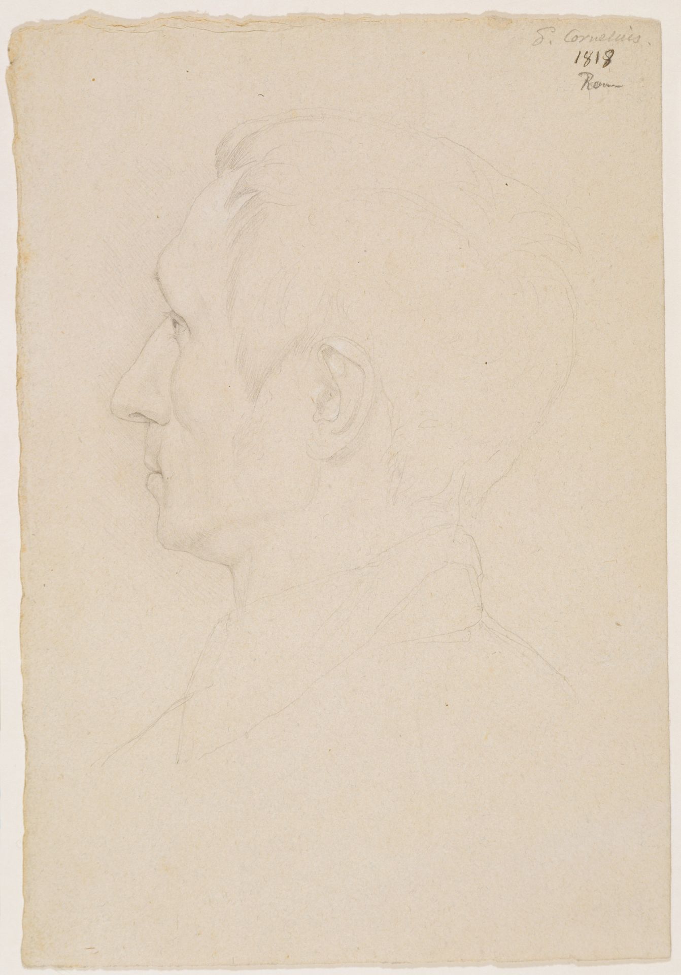 Portrait of Peter Cornelius by Theodor Rehbenitz