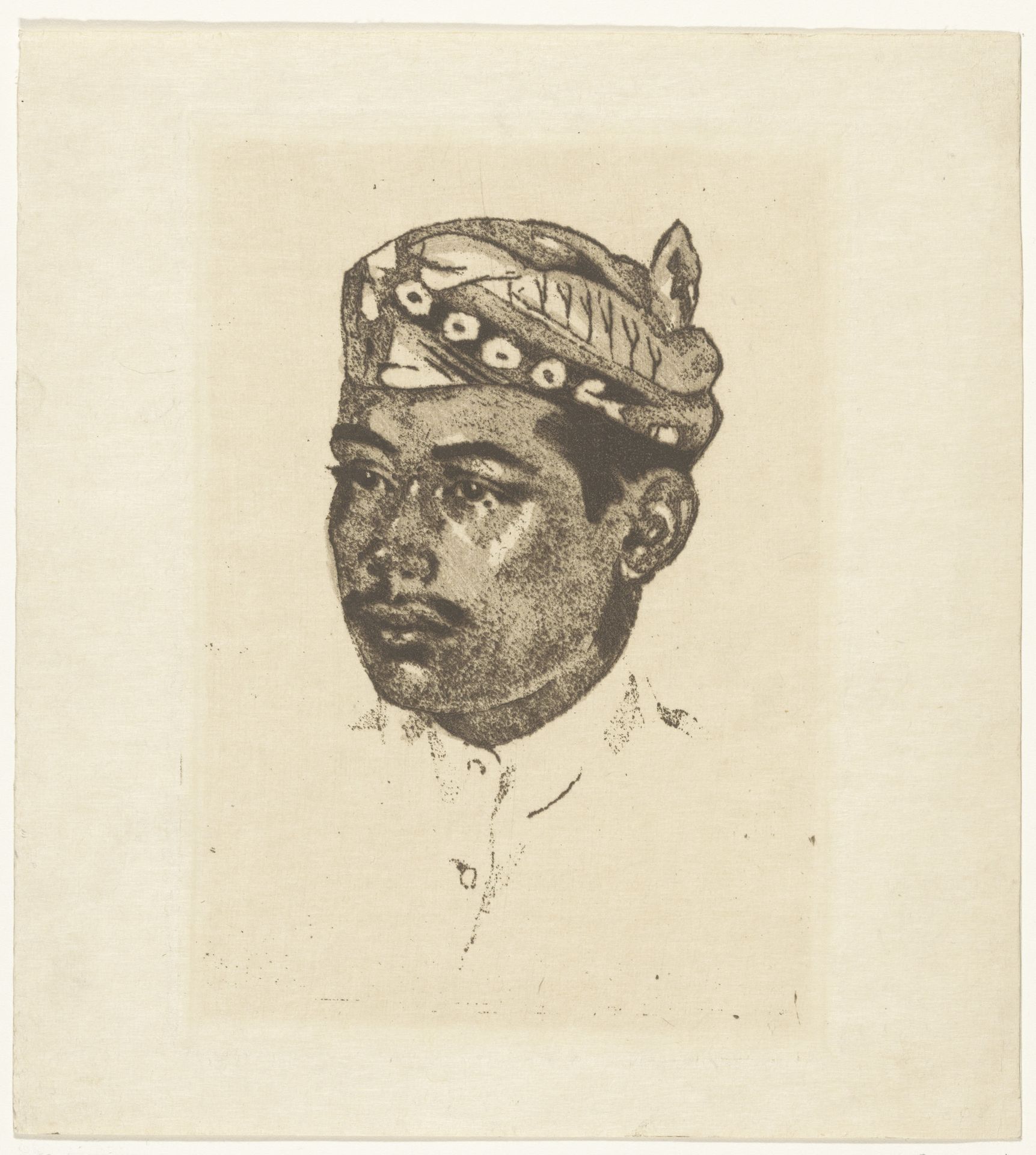 Portret van een Soendanese man by Willem Witsen