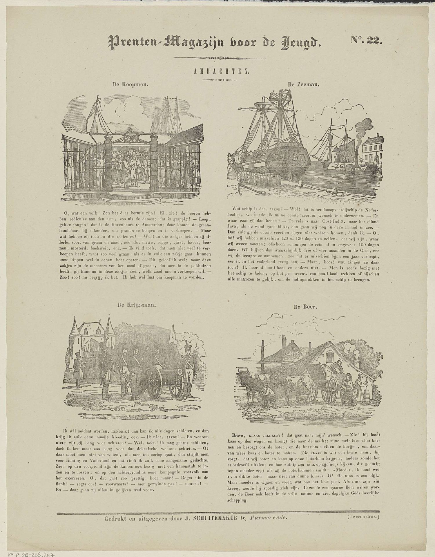 Koopman, zeeman, soldaat en boer by Jan Schuitemaker