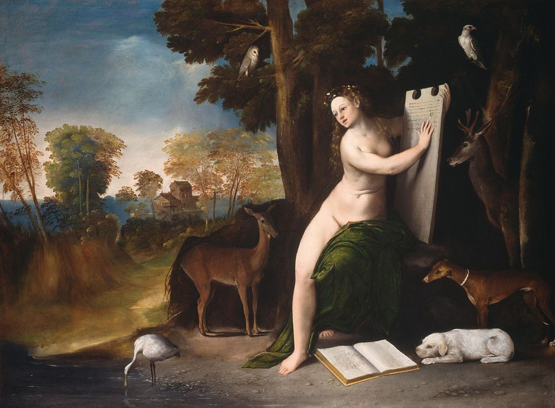Circe and her Lovers in a Landscape by Dosso Dossi
