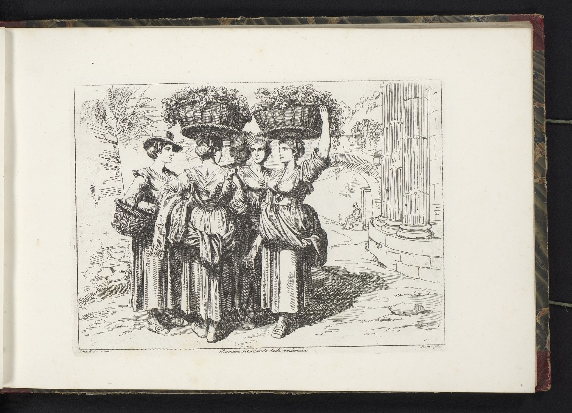 Terugkeer na de oogst by Bartolomeo Pinelli