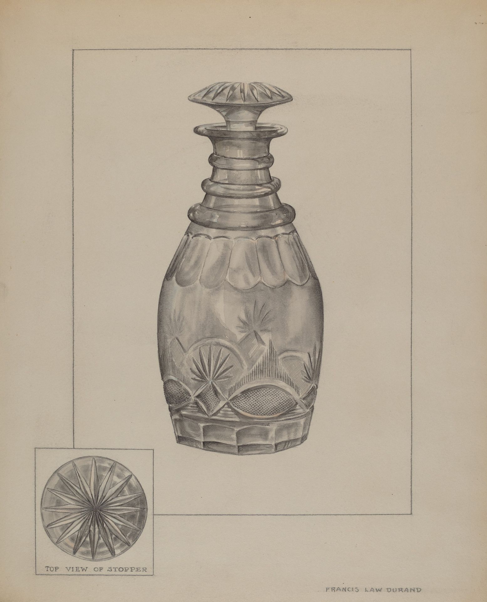 Decanter by Francis Law Durand