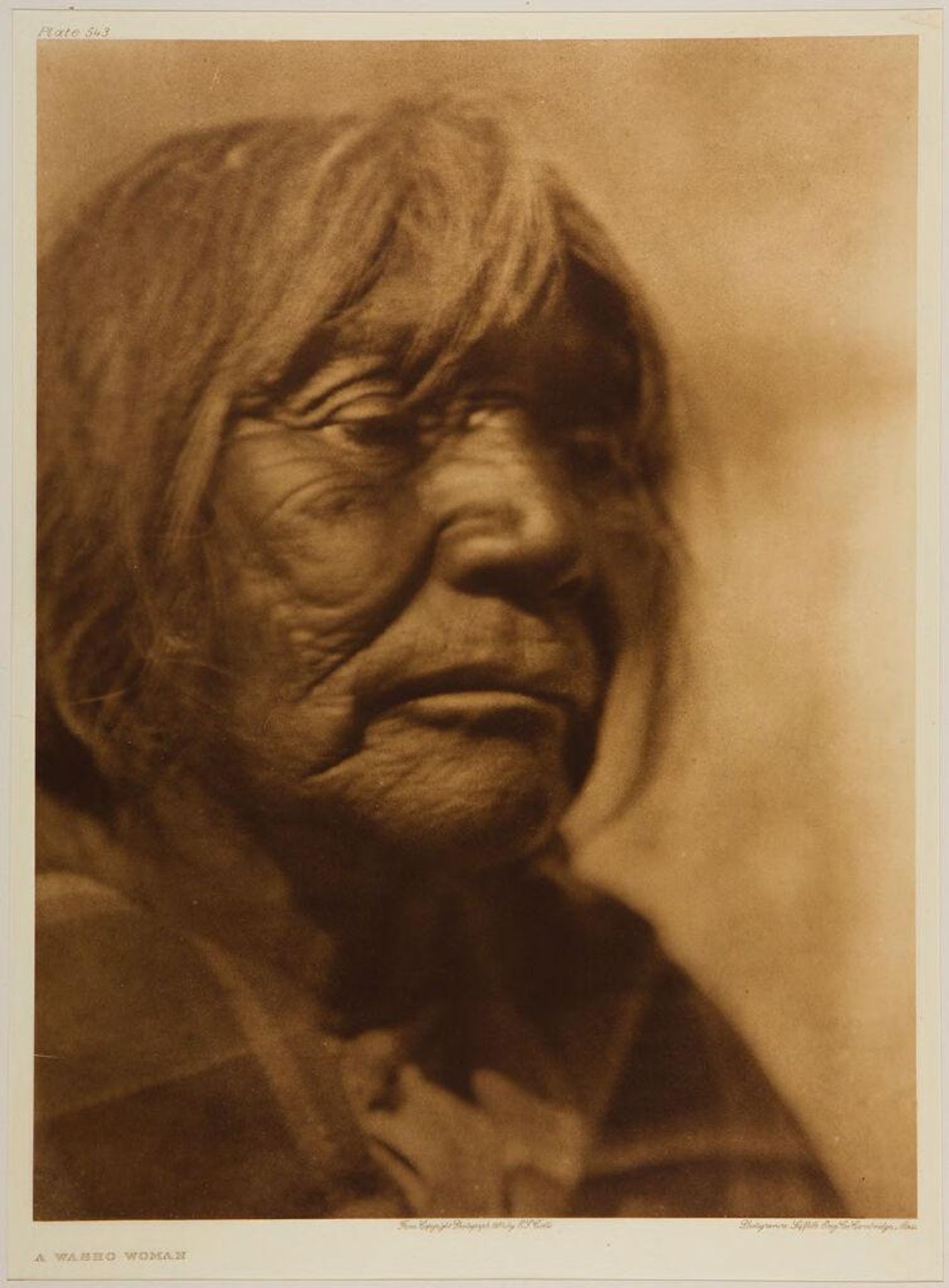 A Washo Woman by Edward Sheriff Curtis