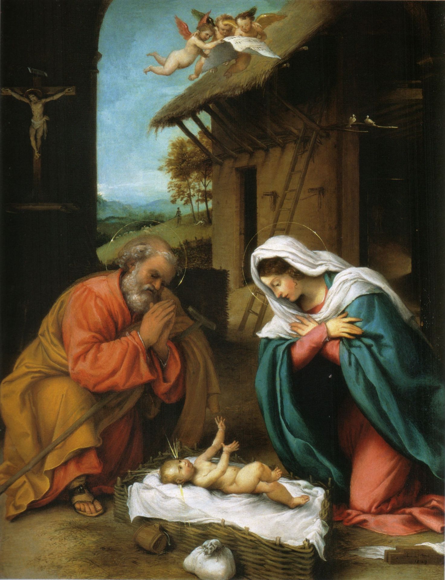 Nativity of Christ by Lorenzo Lotto