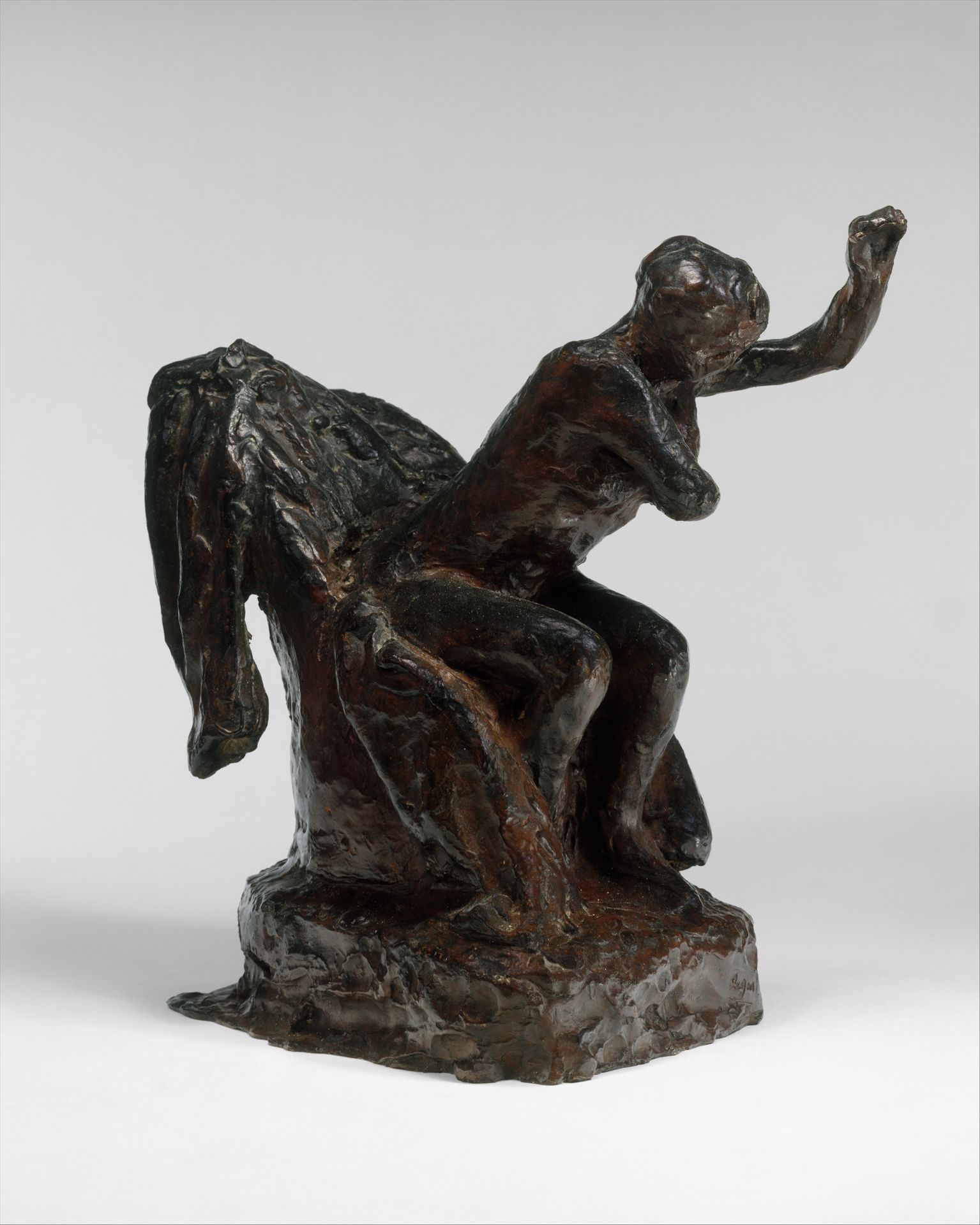 Woman Seated in Armchair Wiping Her Left Armpit by Edgar Degas