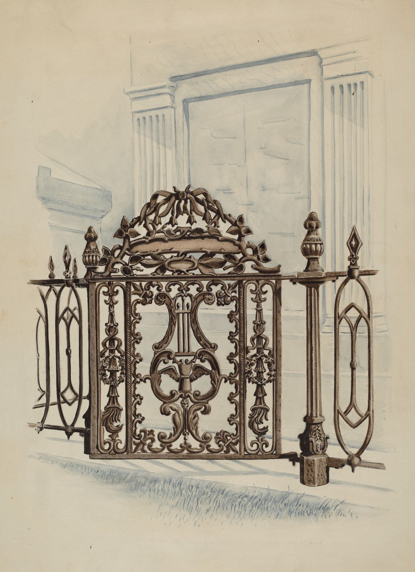 Cast Iron Gate by Al Curry