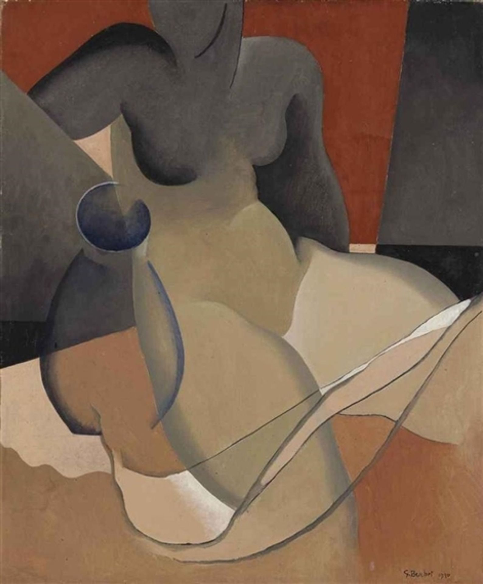 Frauenakt by Gustave Buchet