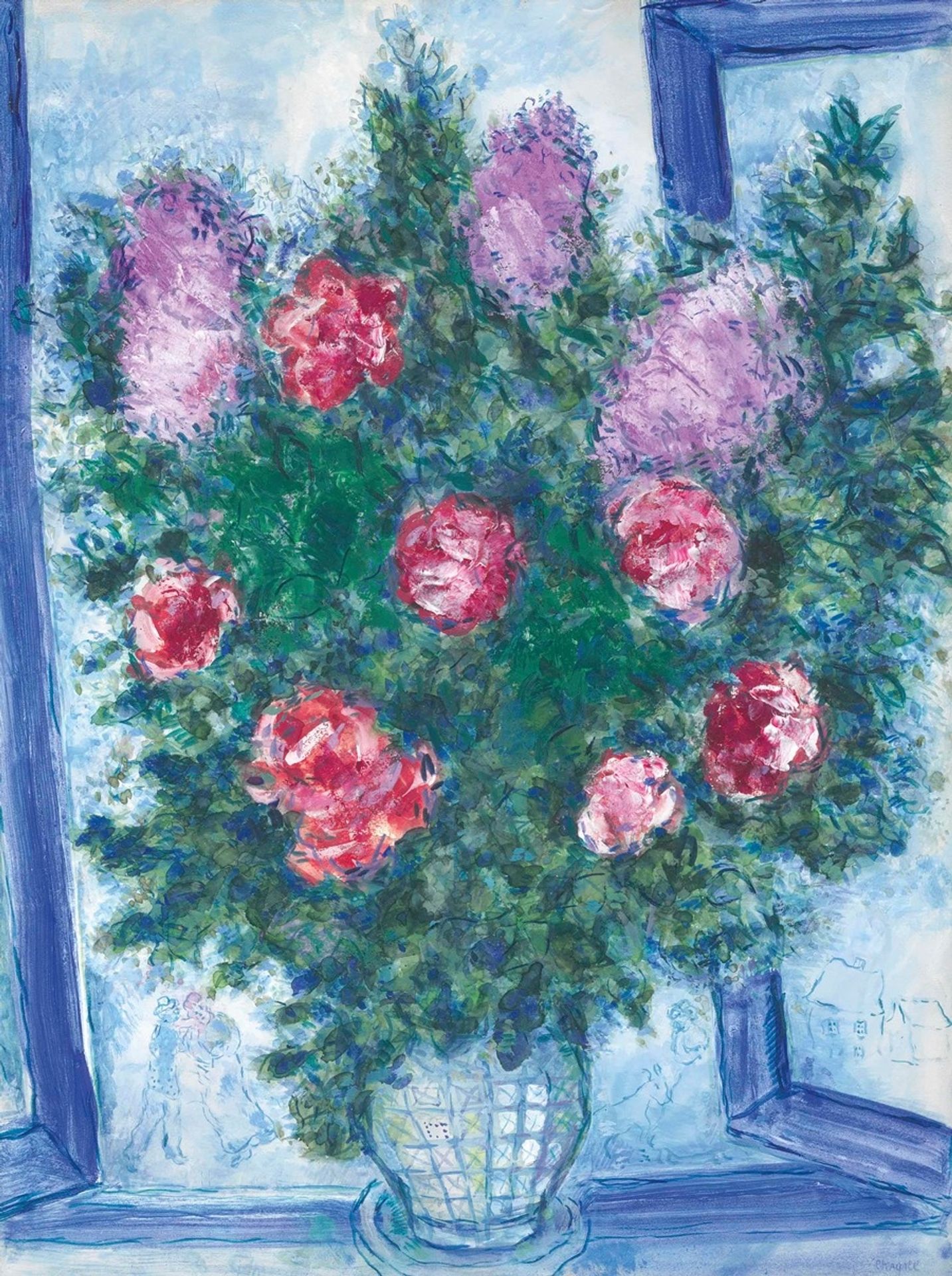 Vase de fleurs by Marc Chagall