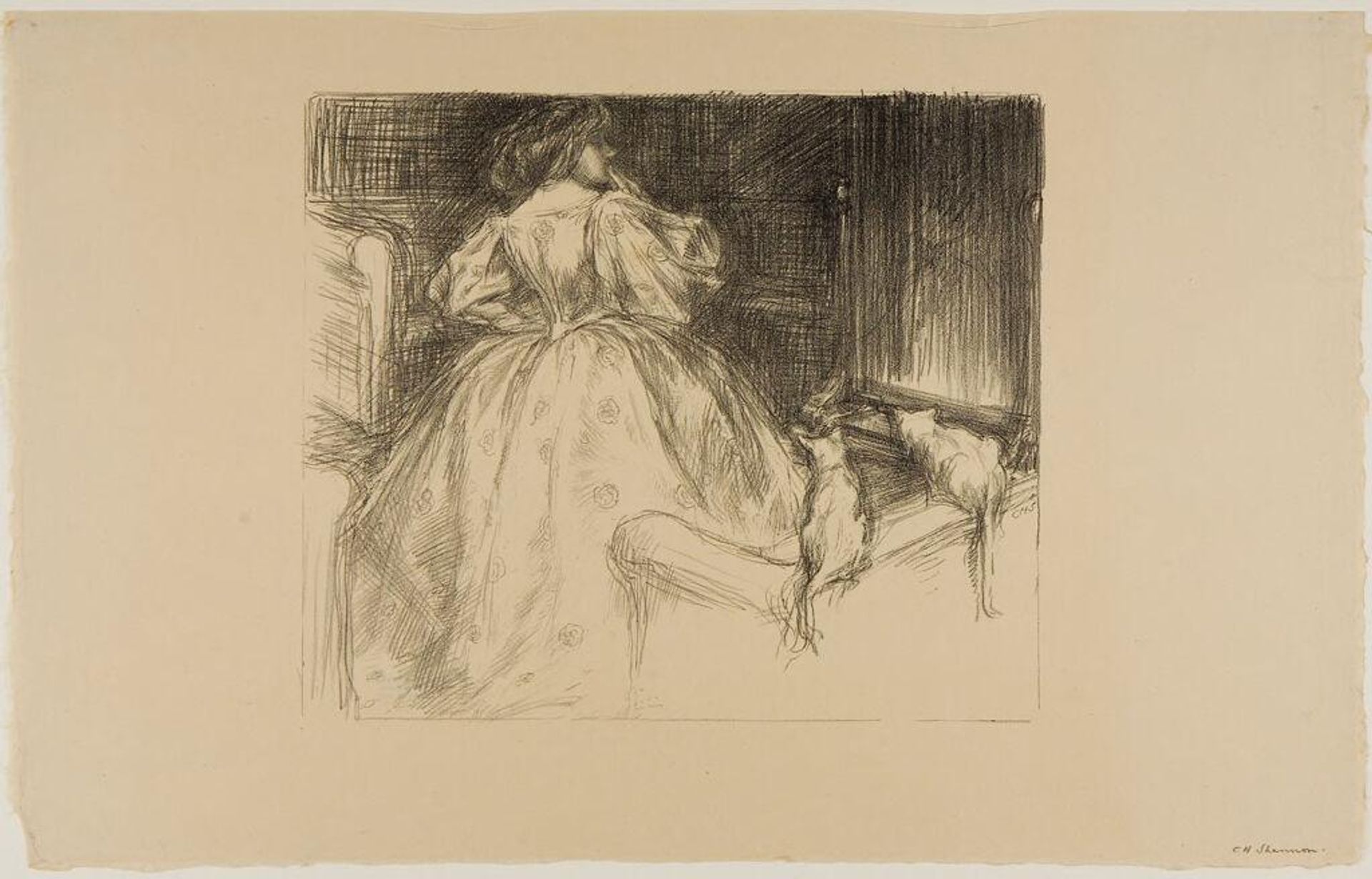 Biondina by Charles Haslewood Shannon