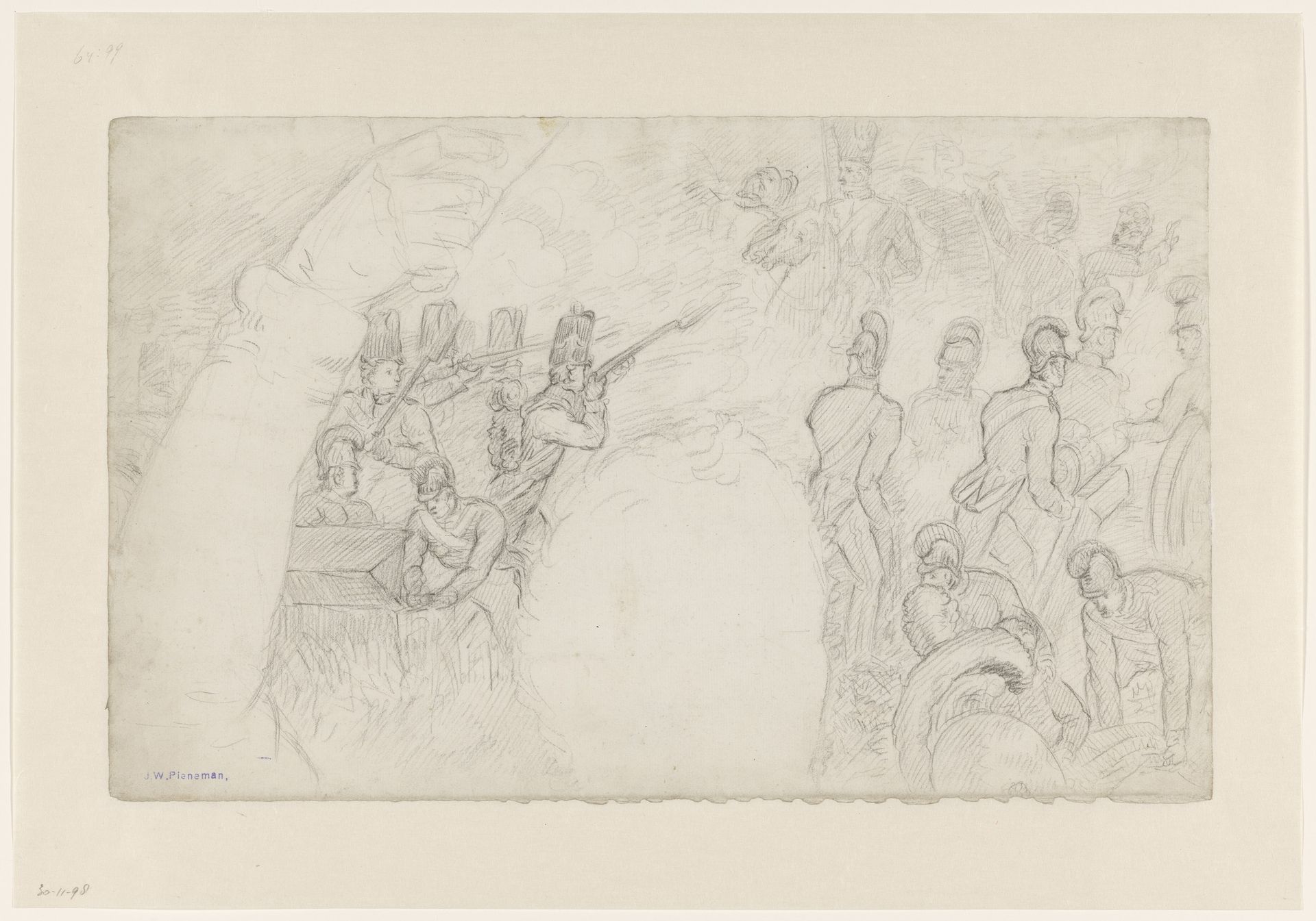 Study for The Battle of Waterloo by Jan Willem Pieneman