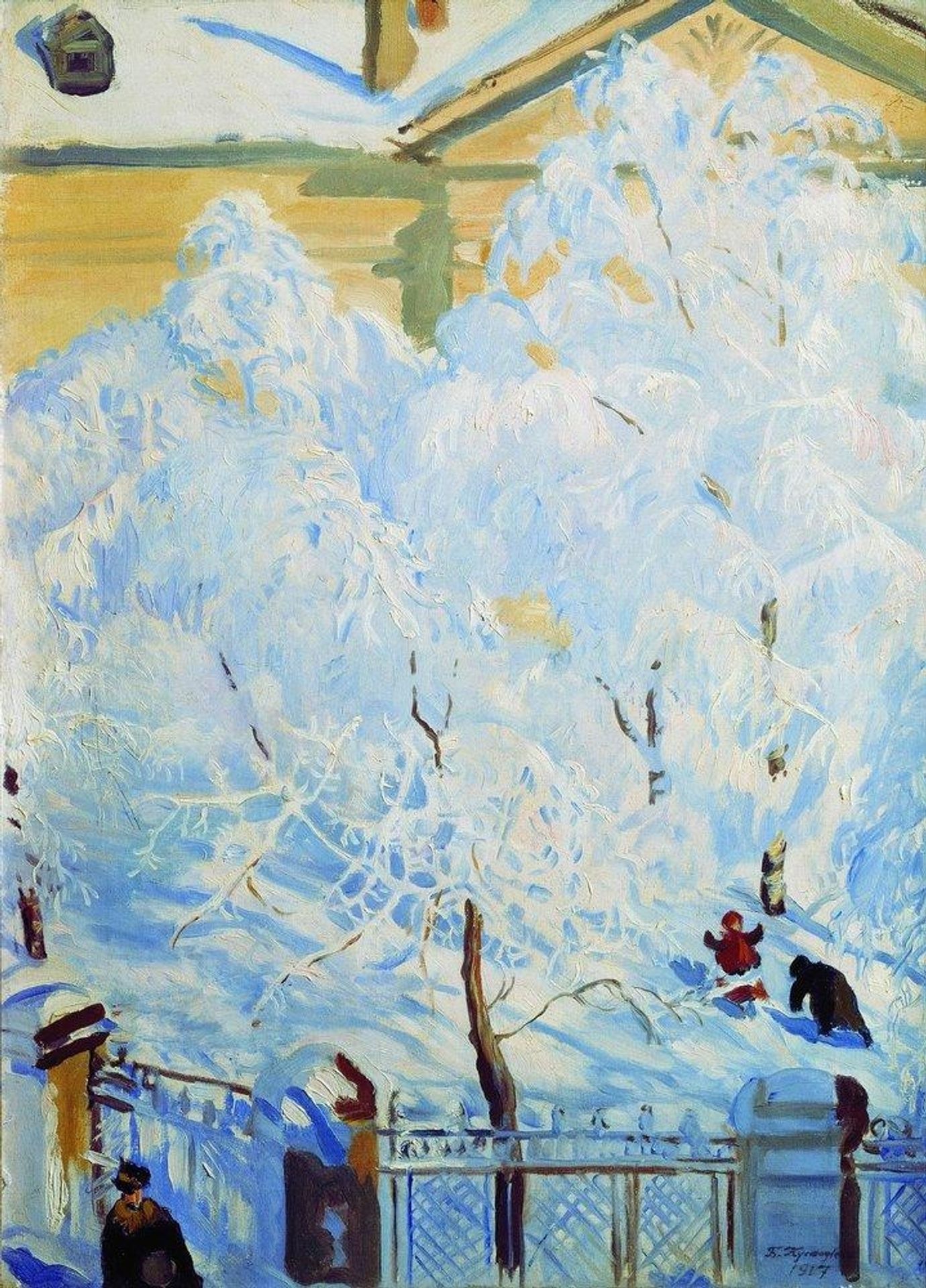 Hard rime by Boris Kustodiev