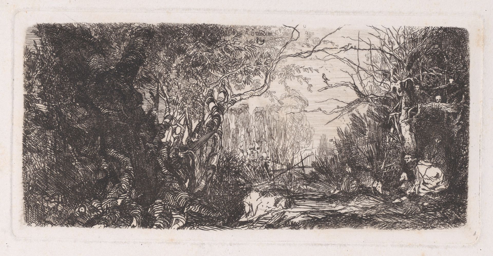 La Tentation de Saint Antoine (The Temptation of St. Anthony) by Rodolphe Bresdin