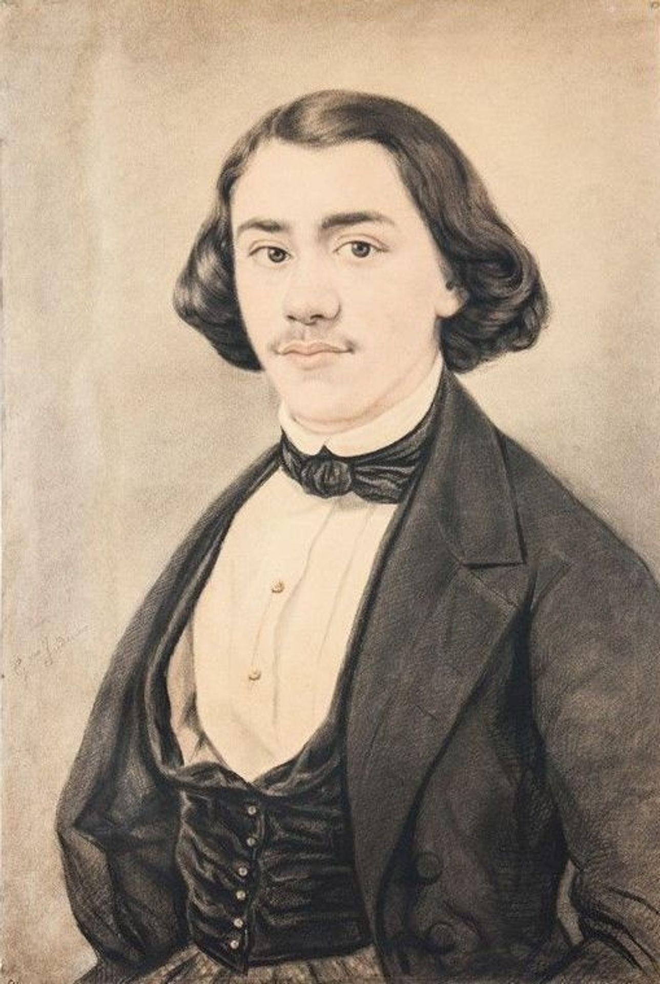 Portrait of a gentleman by Gerolamo Induno