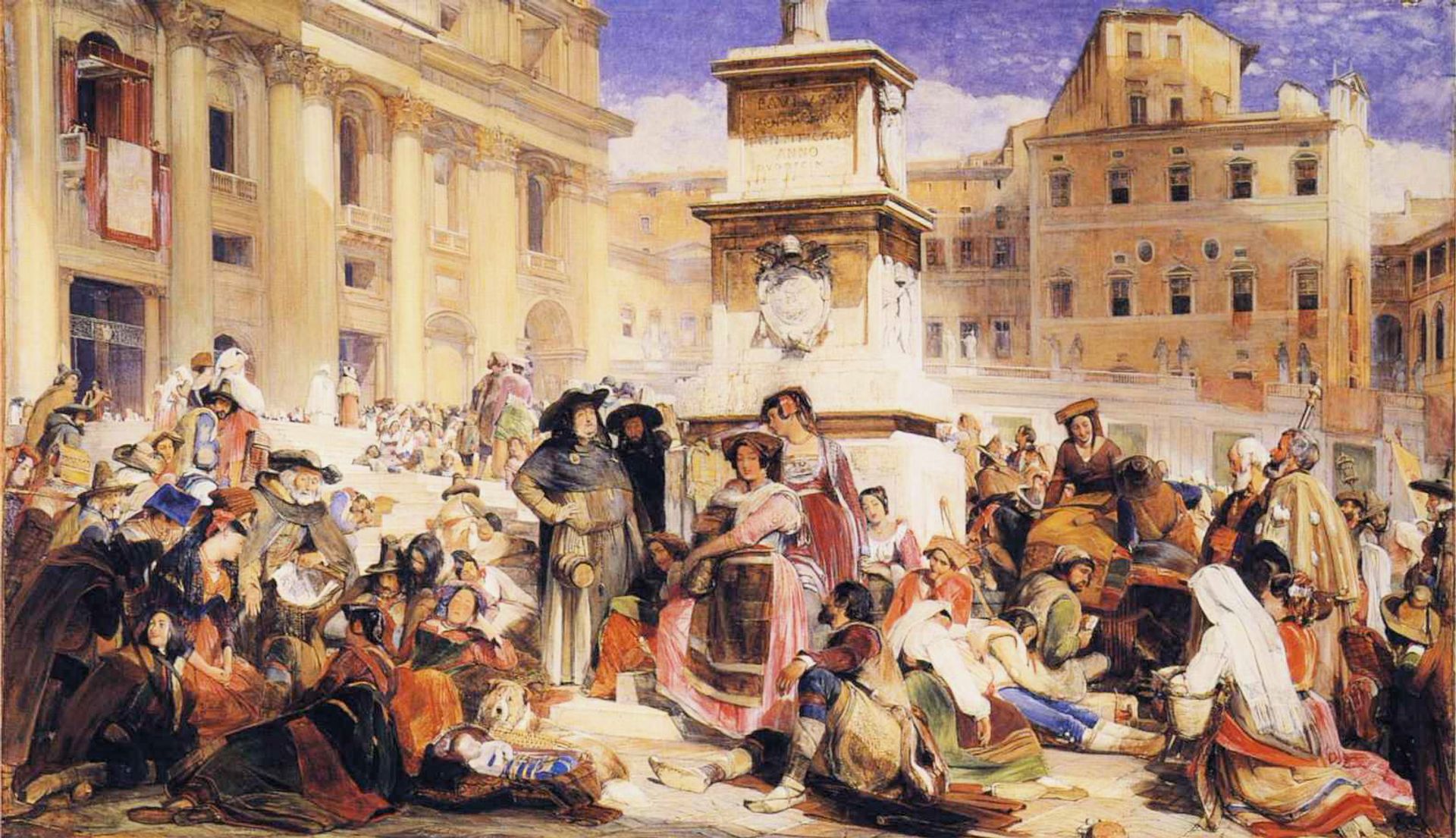 Easter Day at Rome by John Frederick Lewis
