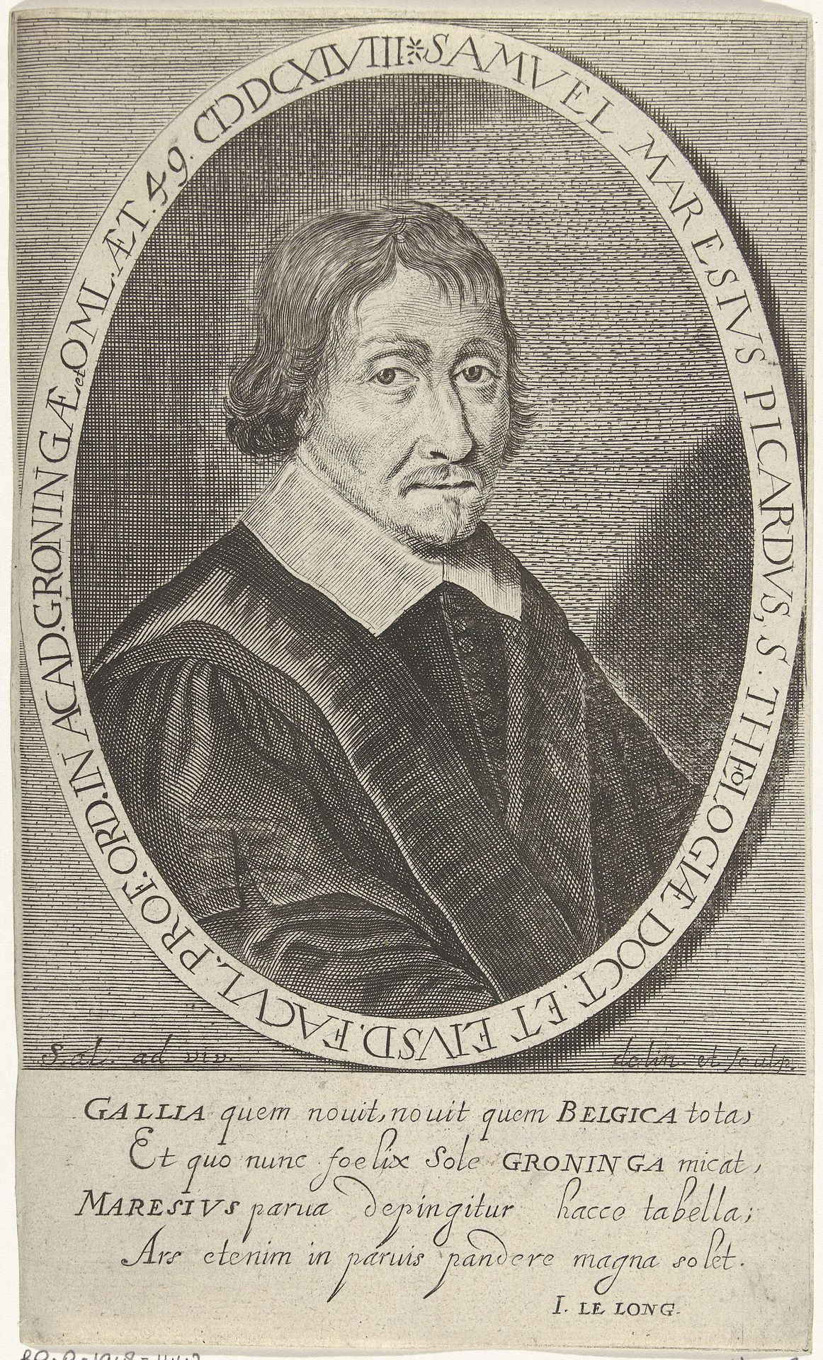 Portret van Samuel Maresius by Steven van Lamsweerde