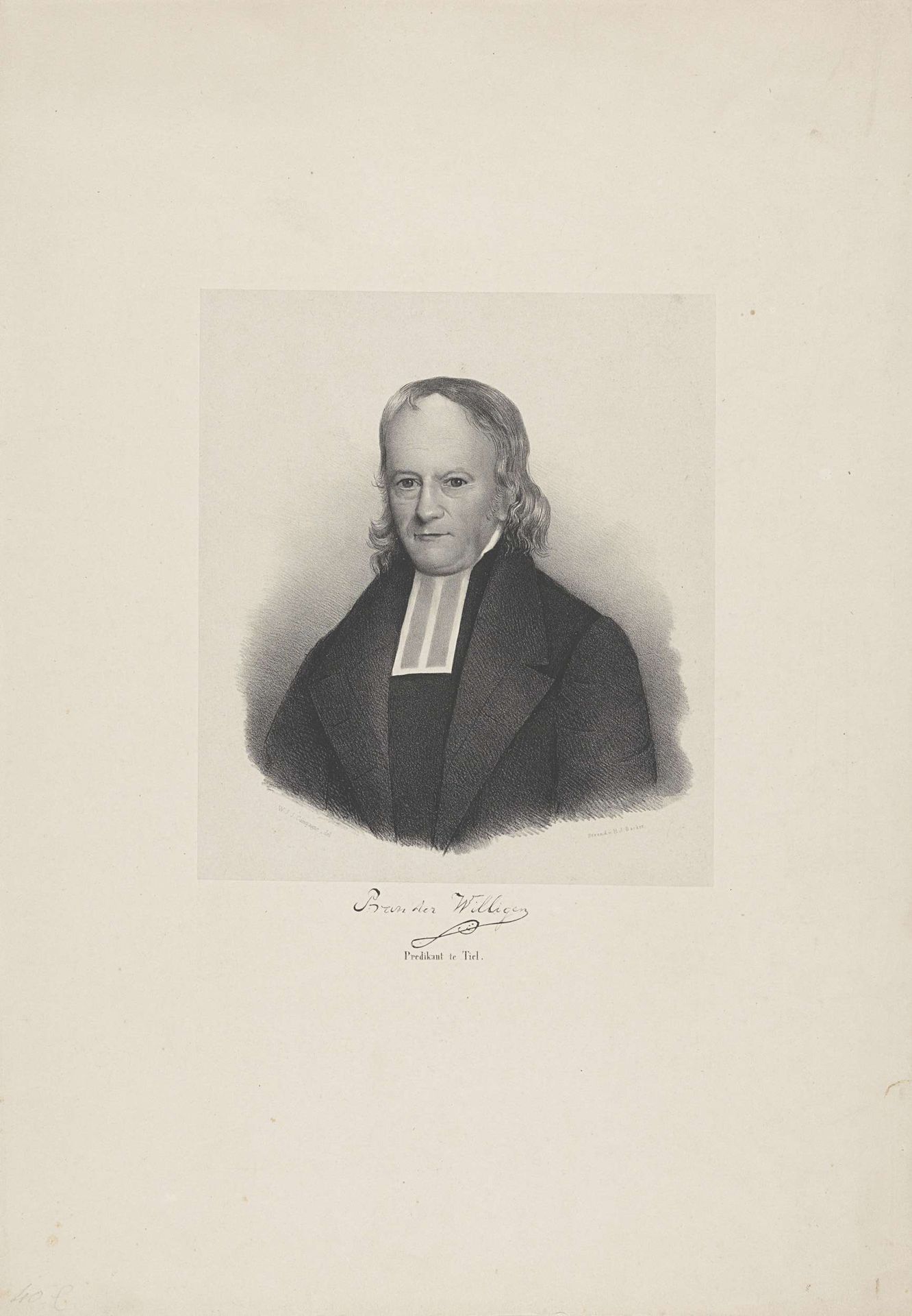 Portret van Pieter van der Willigen by Anonymous