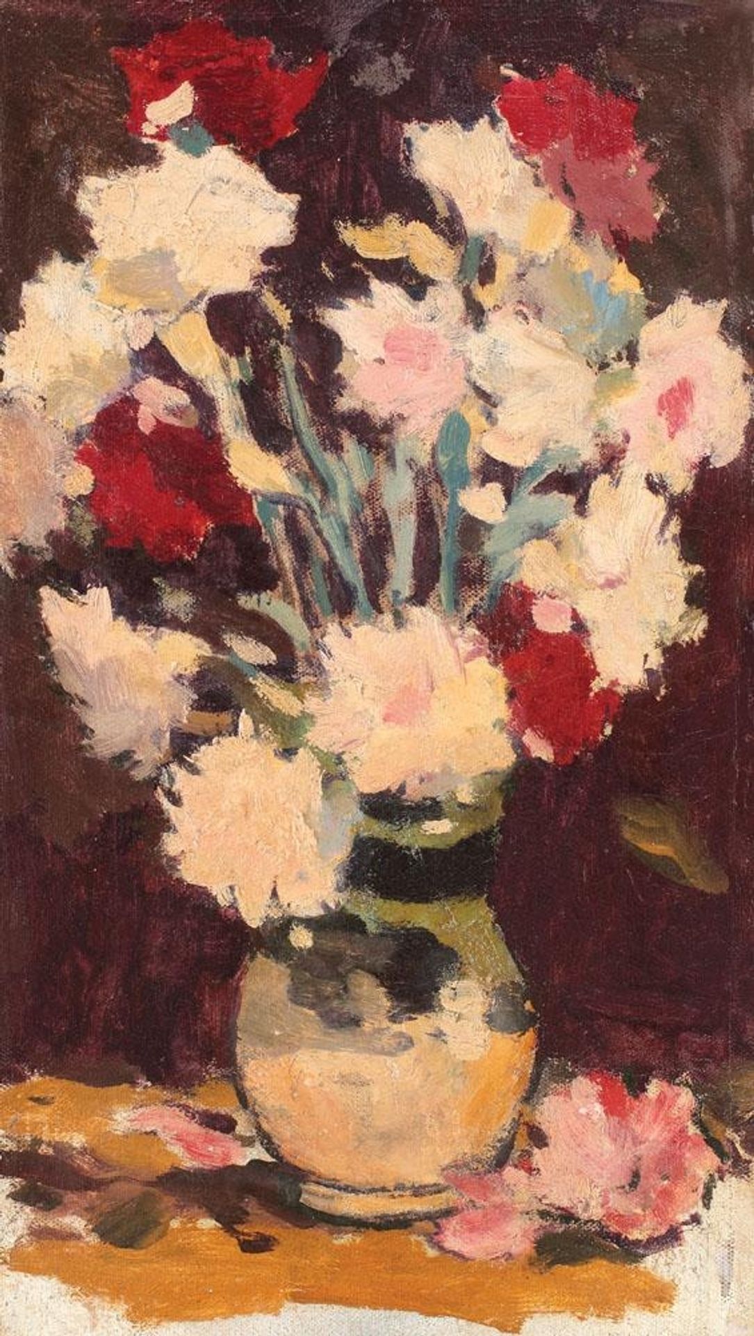 Vase with Carnations by Stefan Luchian