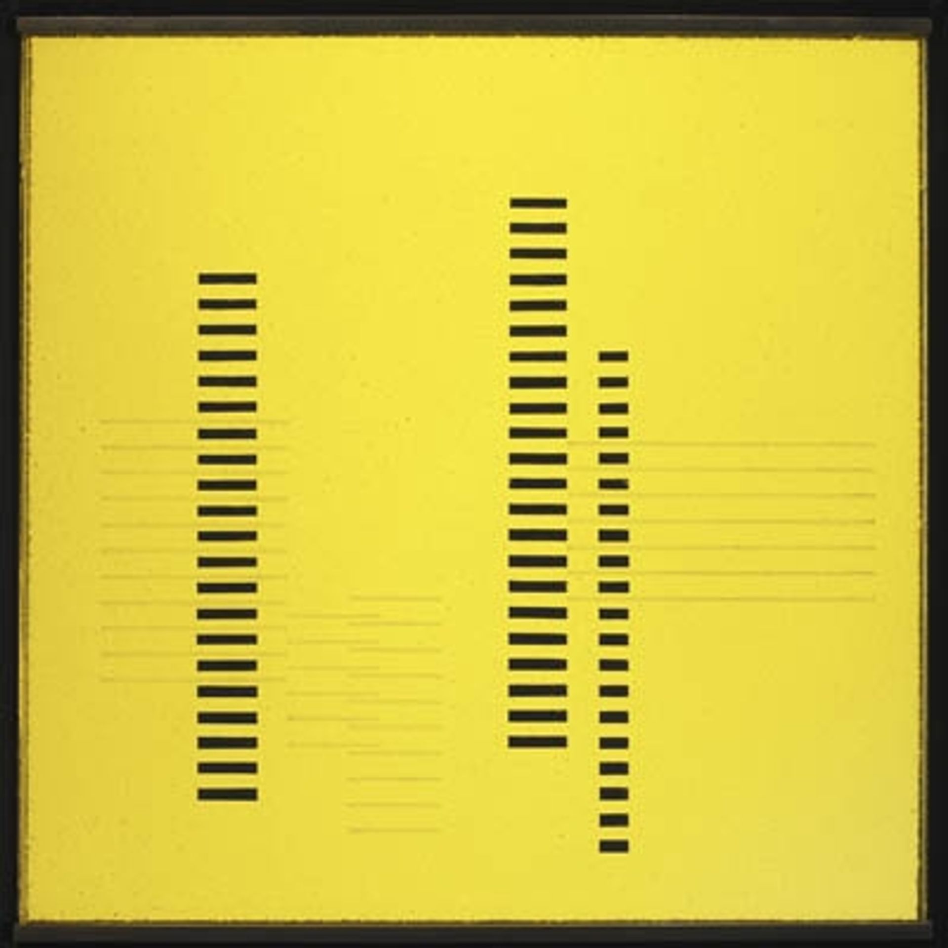 Skyscrapers on Transparent Yellow by Josef Albers
