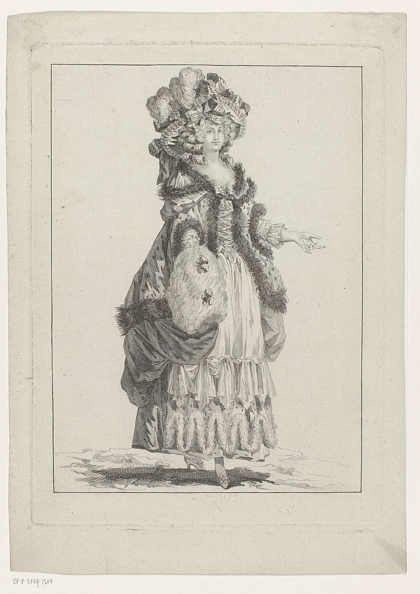 Gallerie des Modes et Costumes Français, 1785, ccc 296 by Nicolas Dupin
