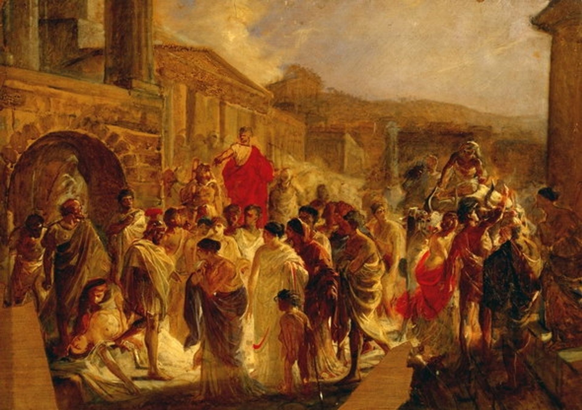 Death of Virginia, Study by Nikolai Ge