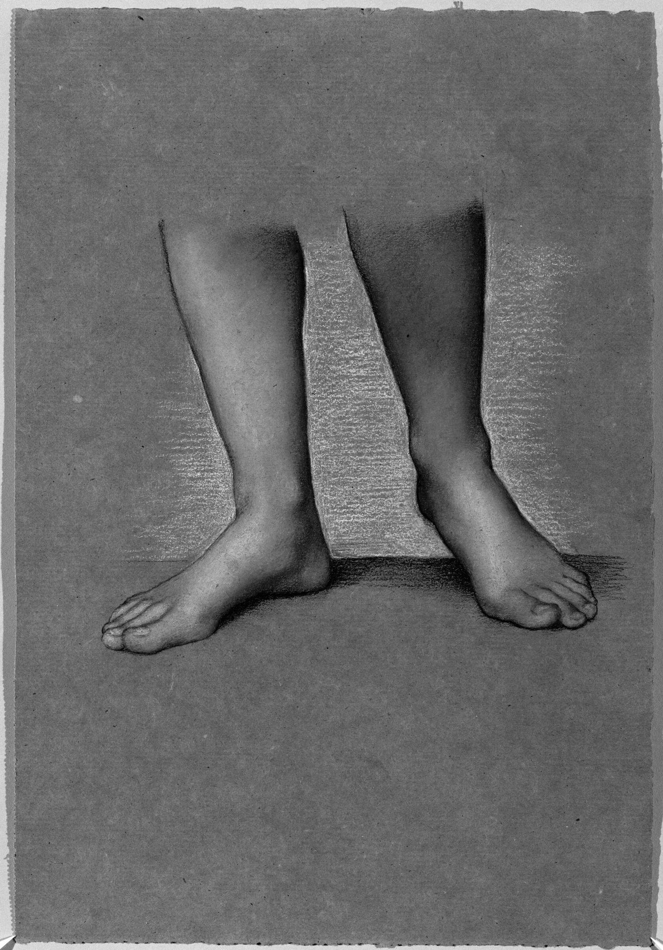 Study of Left and Right Feet of Saint Christina for "Saint Christina" by Evelyn De Morgan