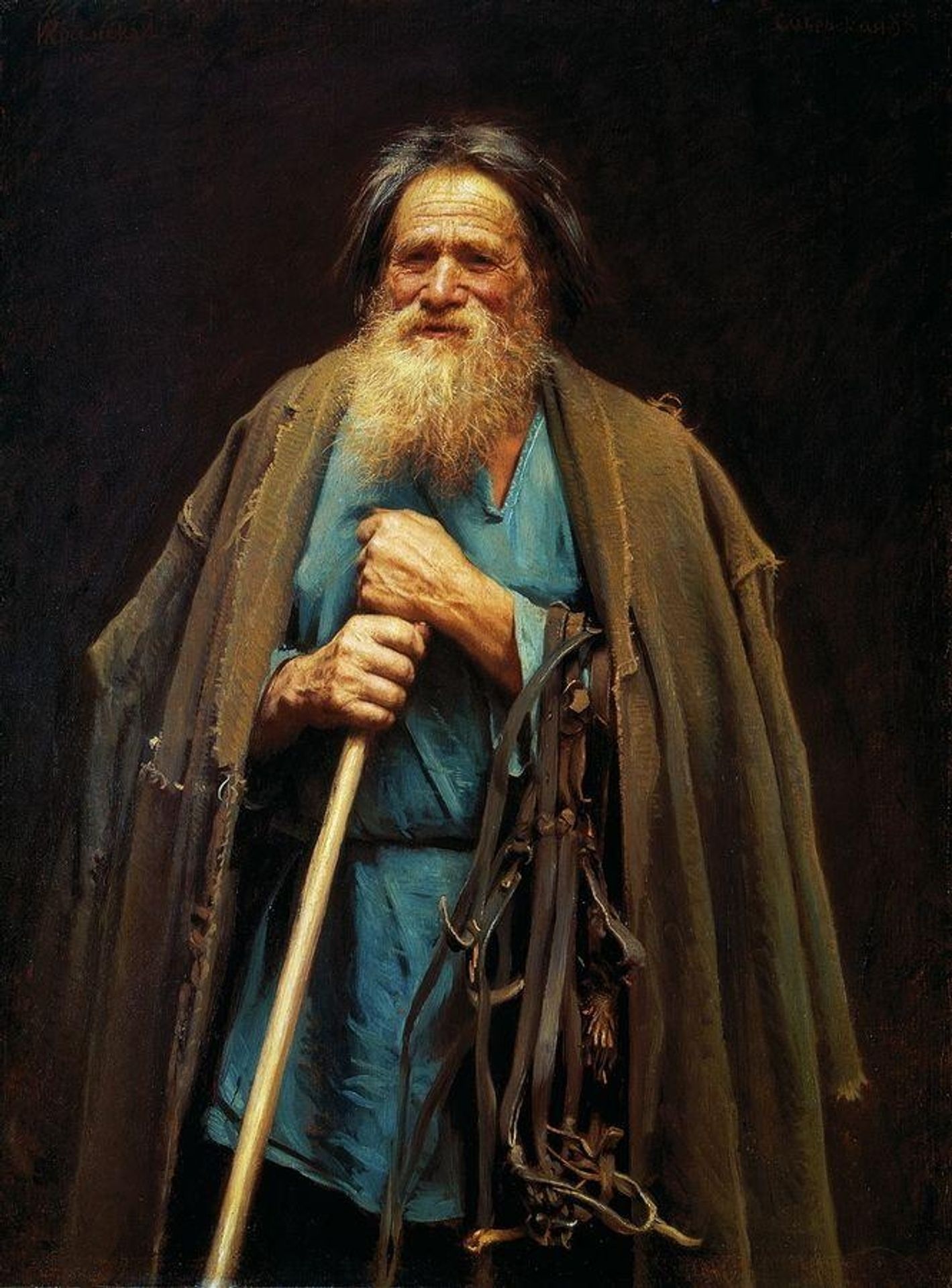 Peasant with a bridle by Ivan Kramskoy