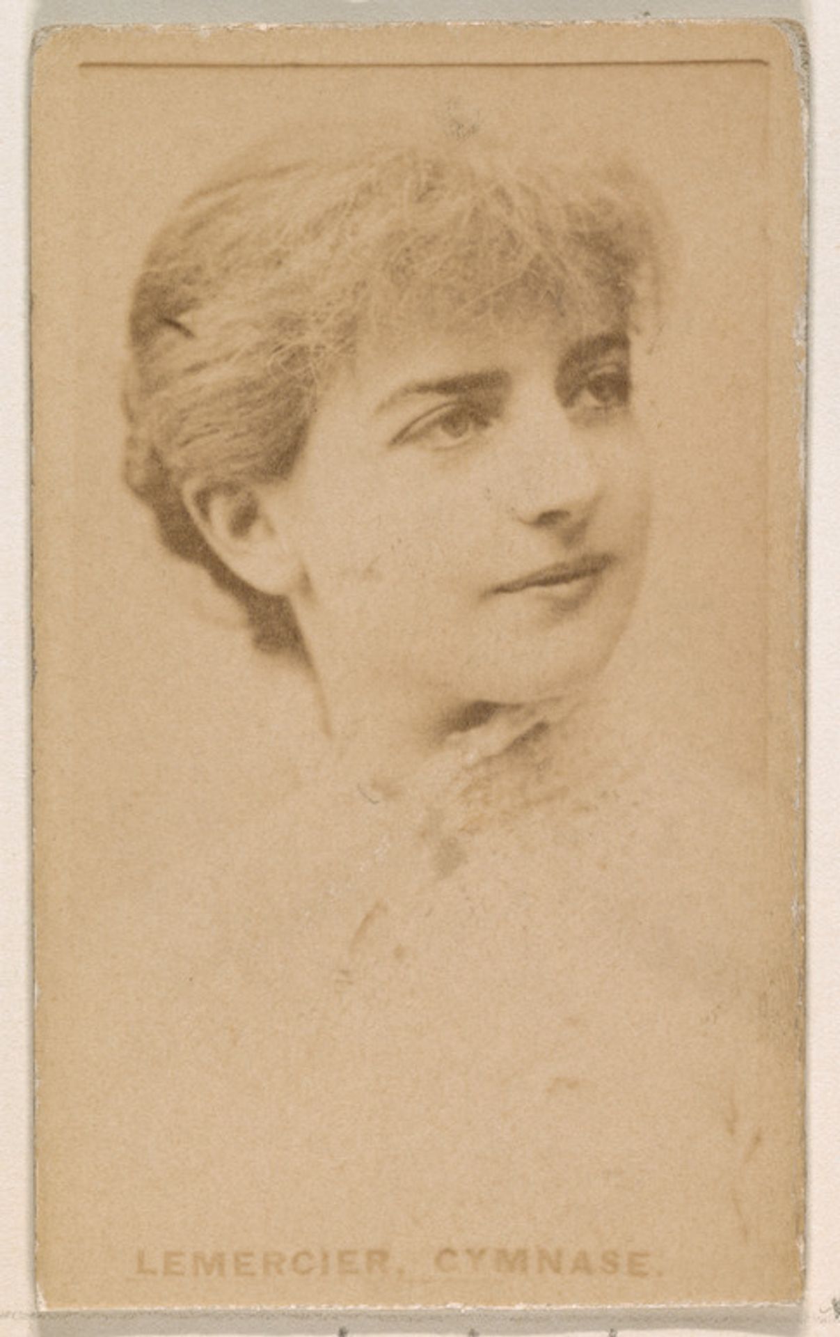 Lemercier, Gymnase, from the Actresses series (N203) issued by Wm. S. Kimball & Co. by William S. Kimball & Company