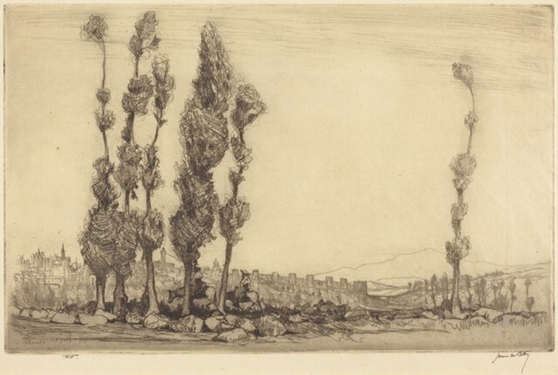 Avila by James McBey