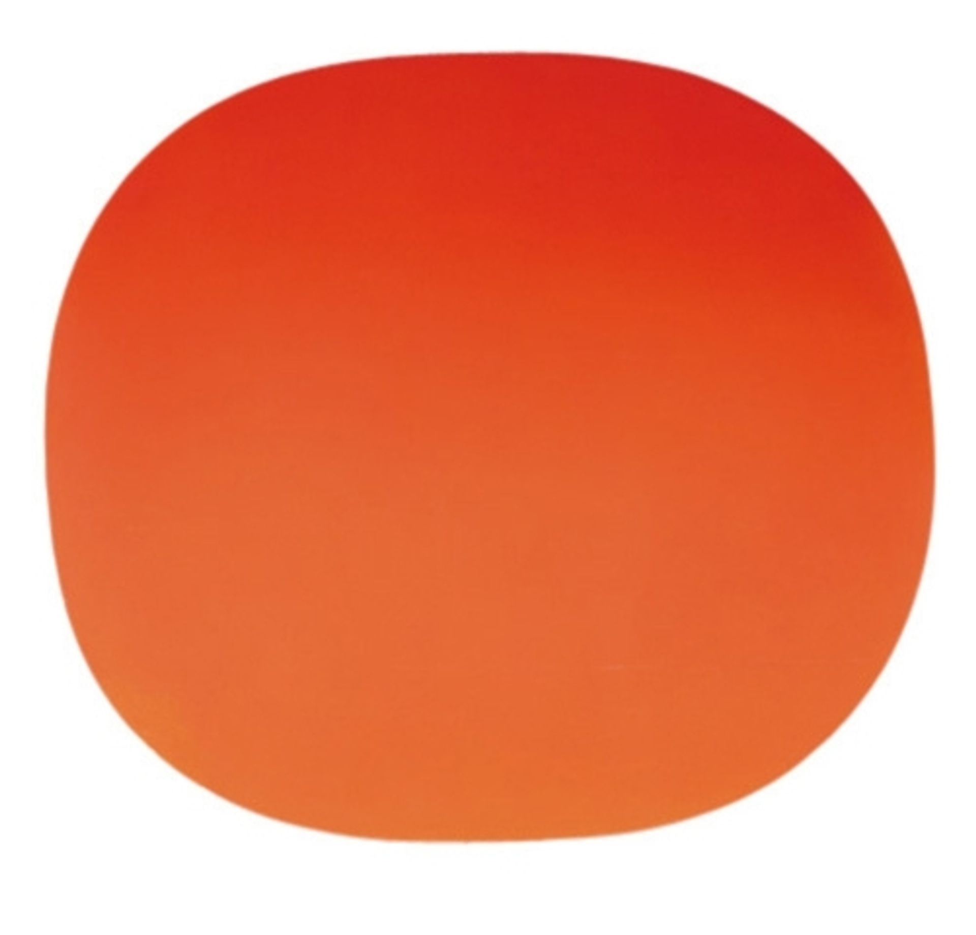586/69 (Gerundetes Rot) by Rupprecht Geiger