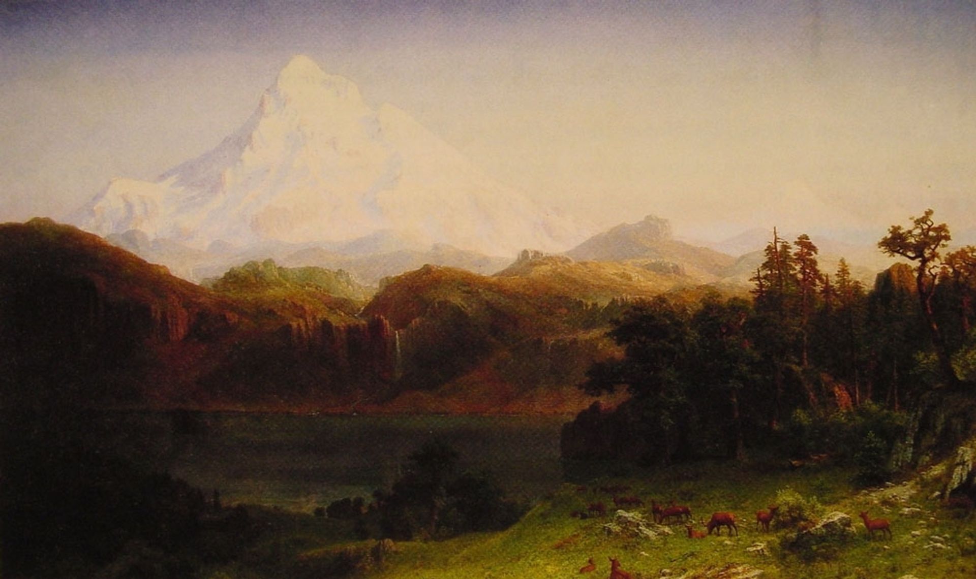 Mount Hood, Oregon by Albert Bierstadt