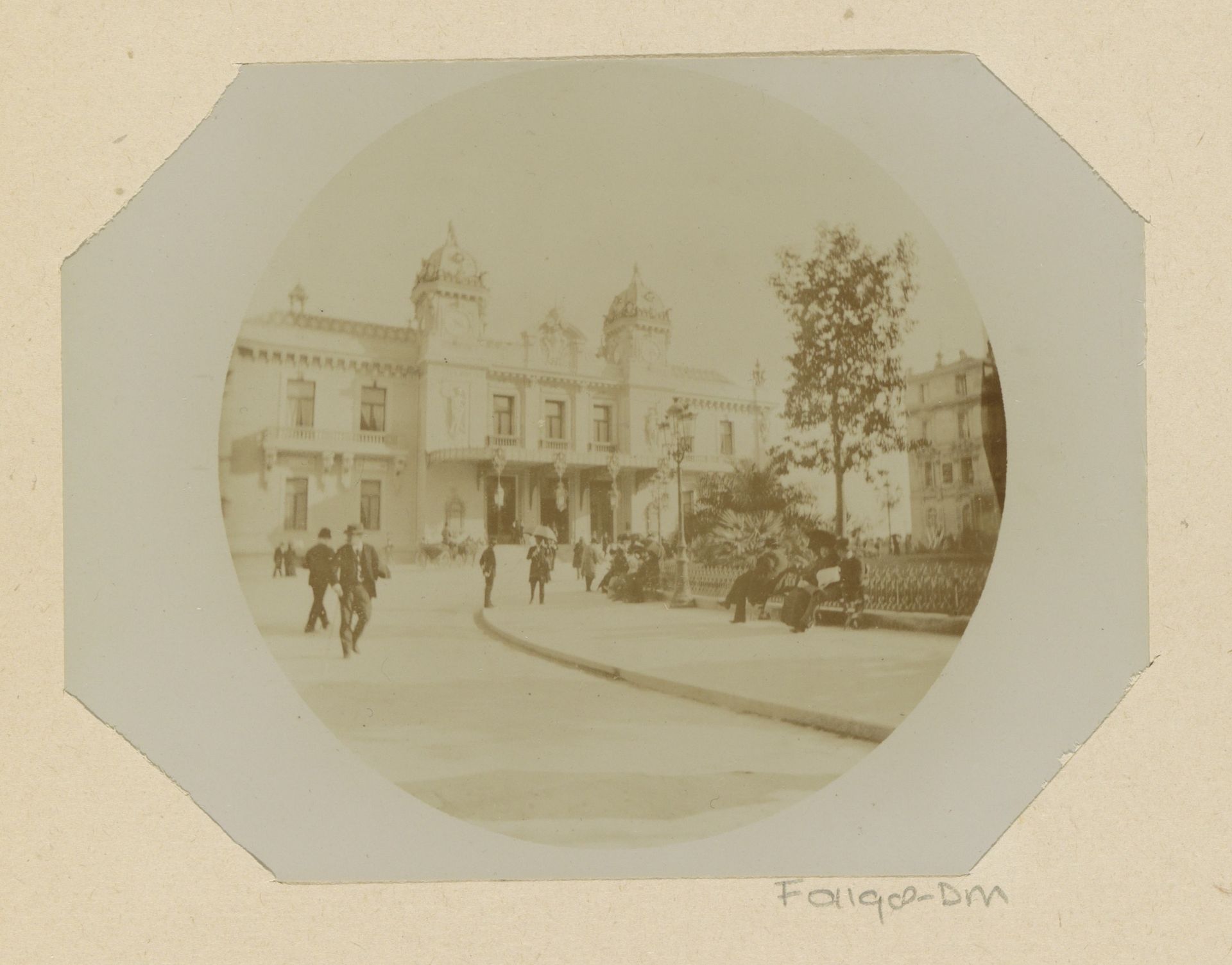 Gezicht op het Monte Carlo Casino by Johanna Margaretha Piek