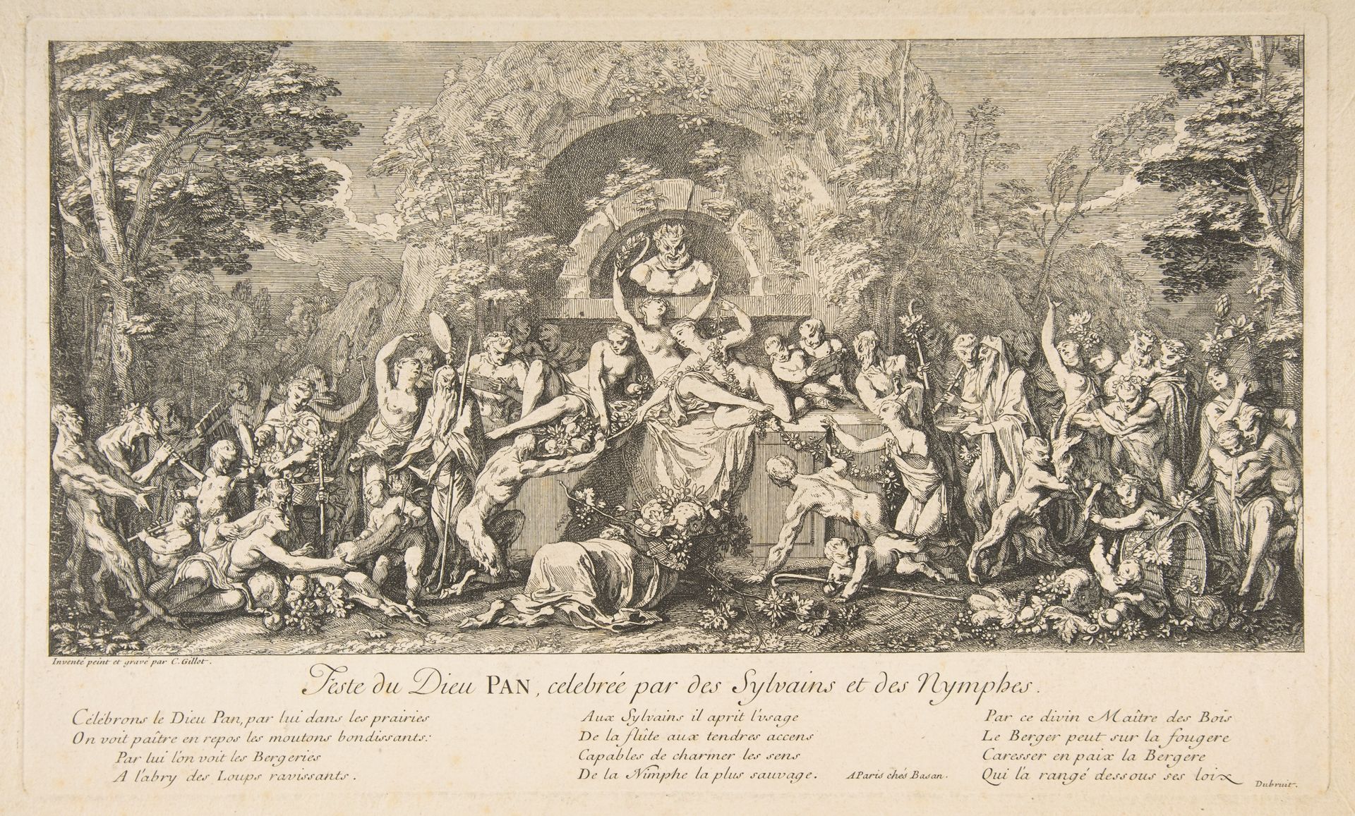 Feast of Pan by Claude Gillot