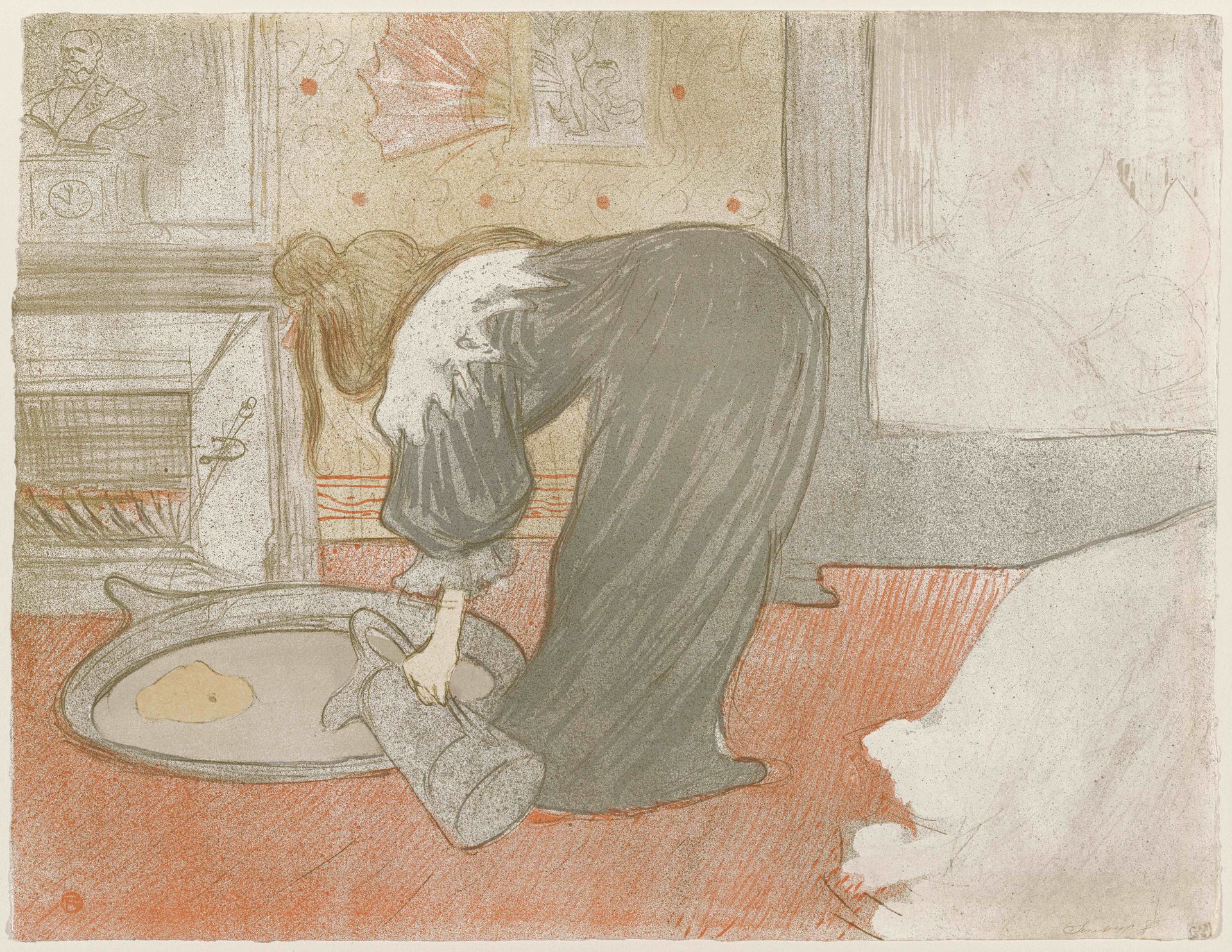 Femme au tub by Henri de Toulouse-Lautrec