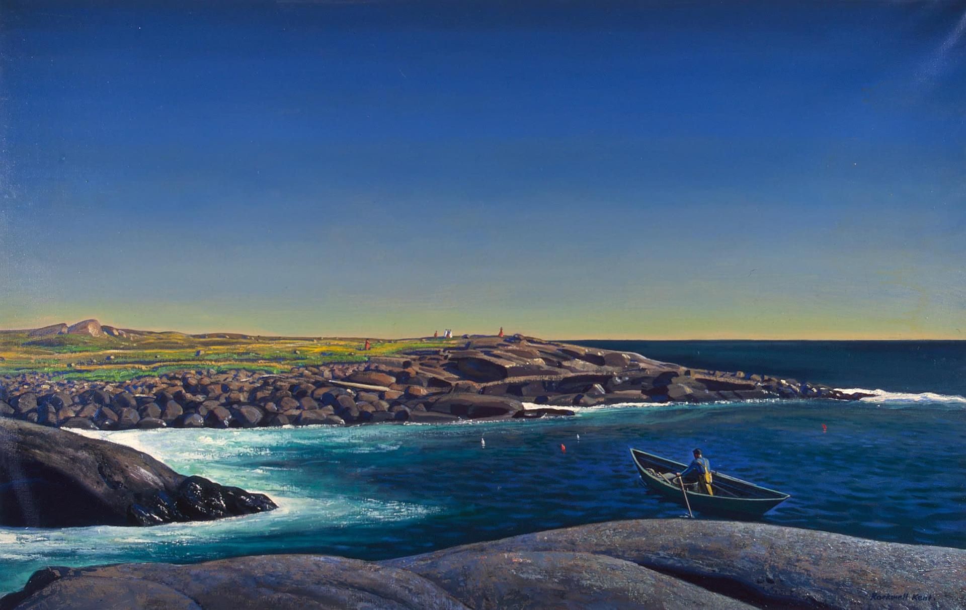 Maine Lobsterman by Rockwell Kent