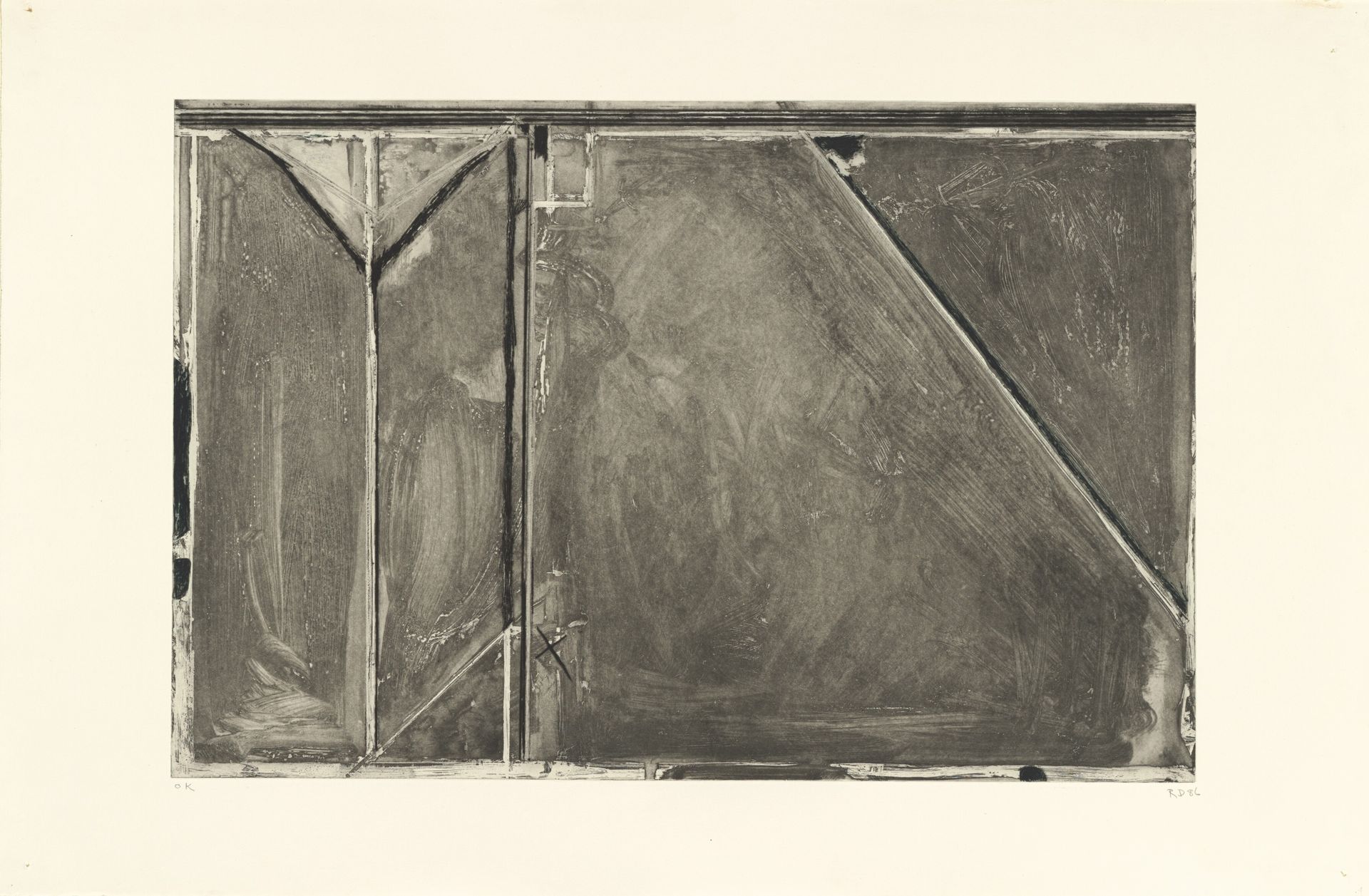 Folsom Street Variations II (Gray) by Richard Diebenkorn