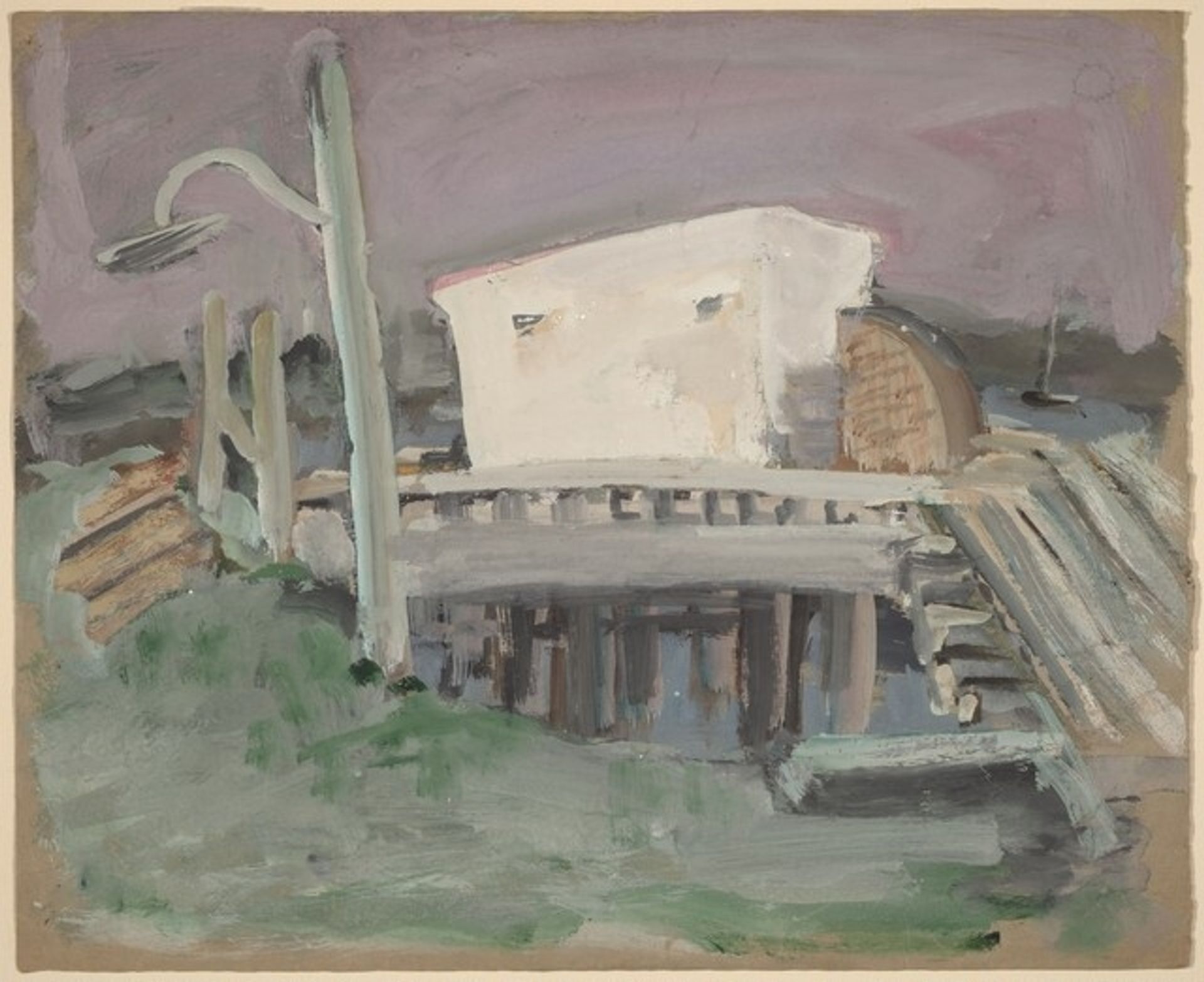 View of a Pier by Mark Rothko