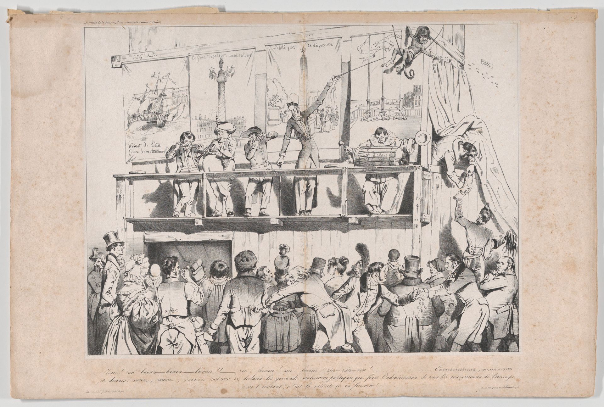 Zing! Zing! Boom_Boom_Boom!!! The Show of the Grrrreat Political Tumblers by J. J. Grandville