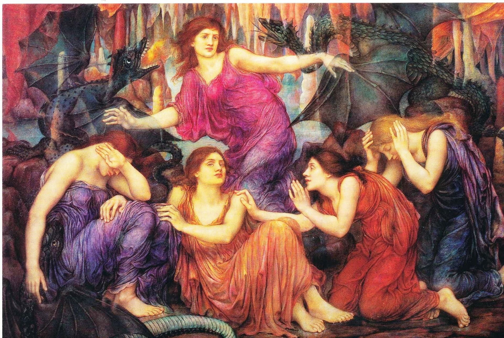 The Captives by Evelyn De Morgan