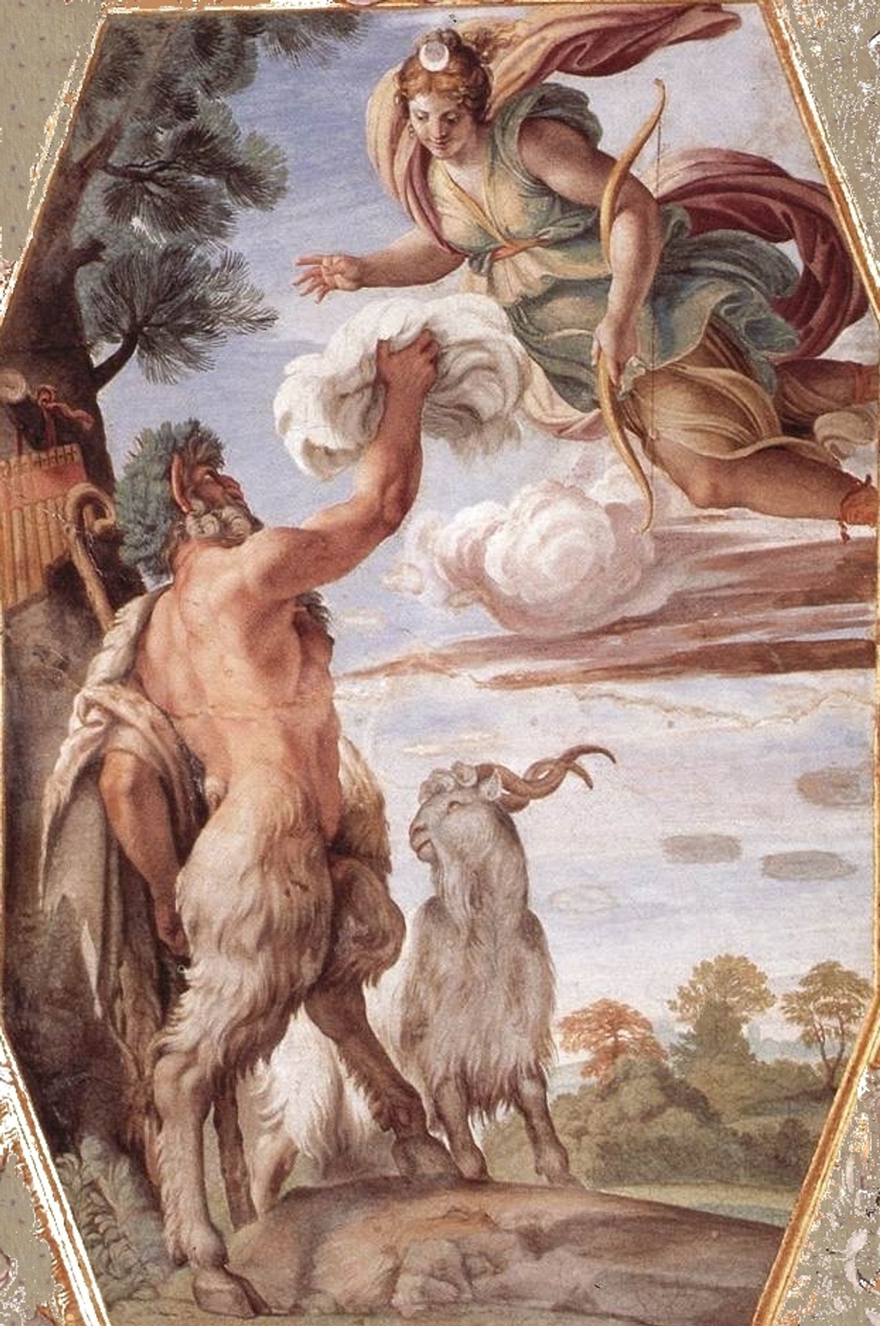 Hommage to Diana by Annibale Carracci
