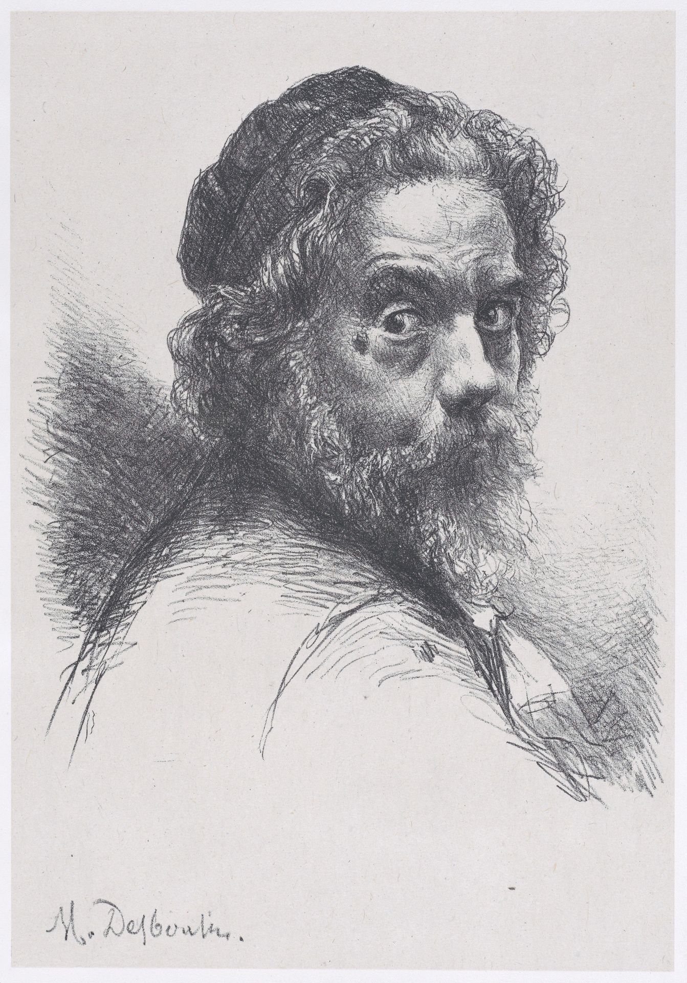 Portrait of the artist by Marcellin Desboutin
