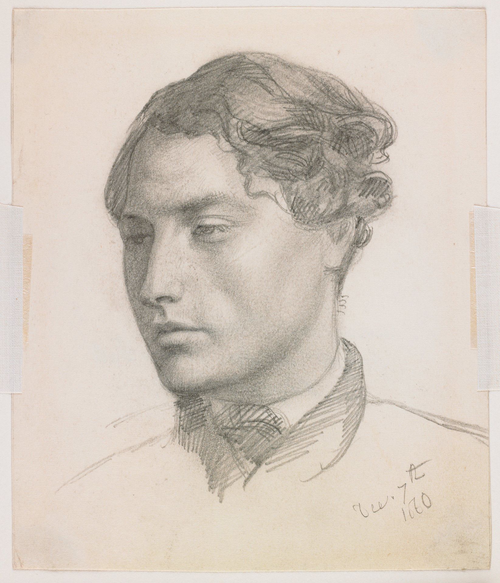 Portrait of a Young Man by Valentine Cameron Prinsep