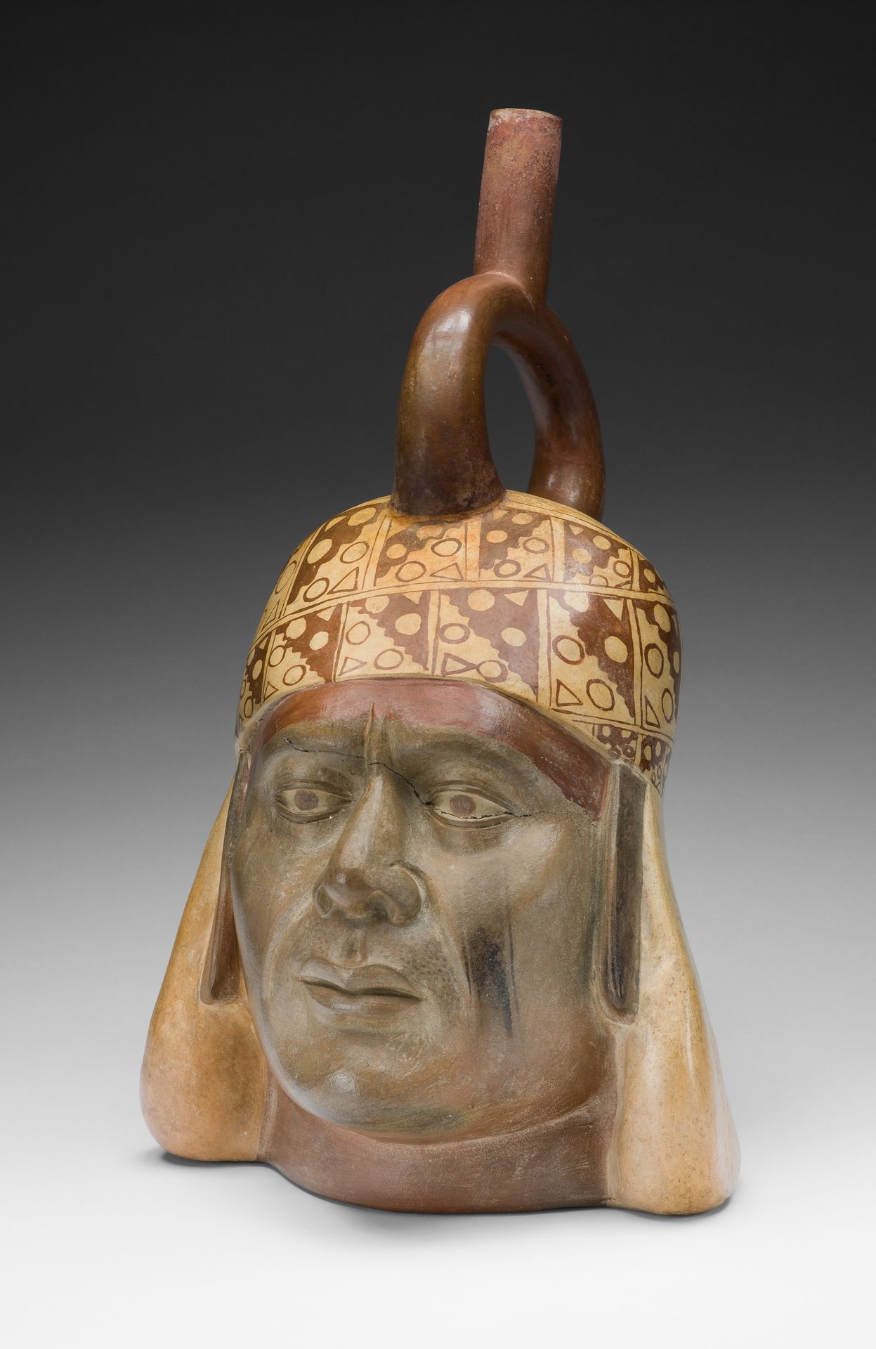 Portrait Vessel of a Ruler by Moche