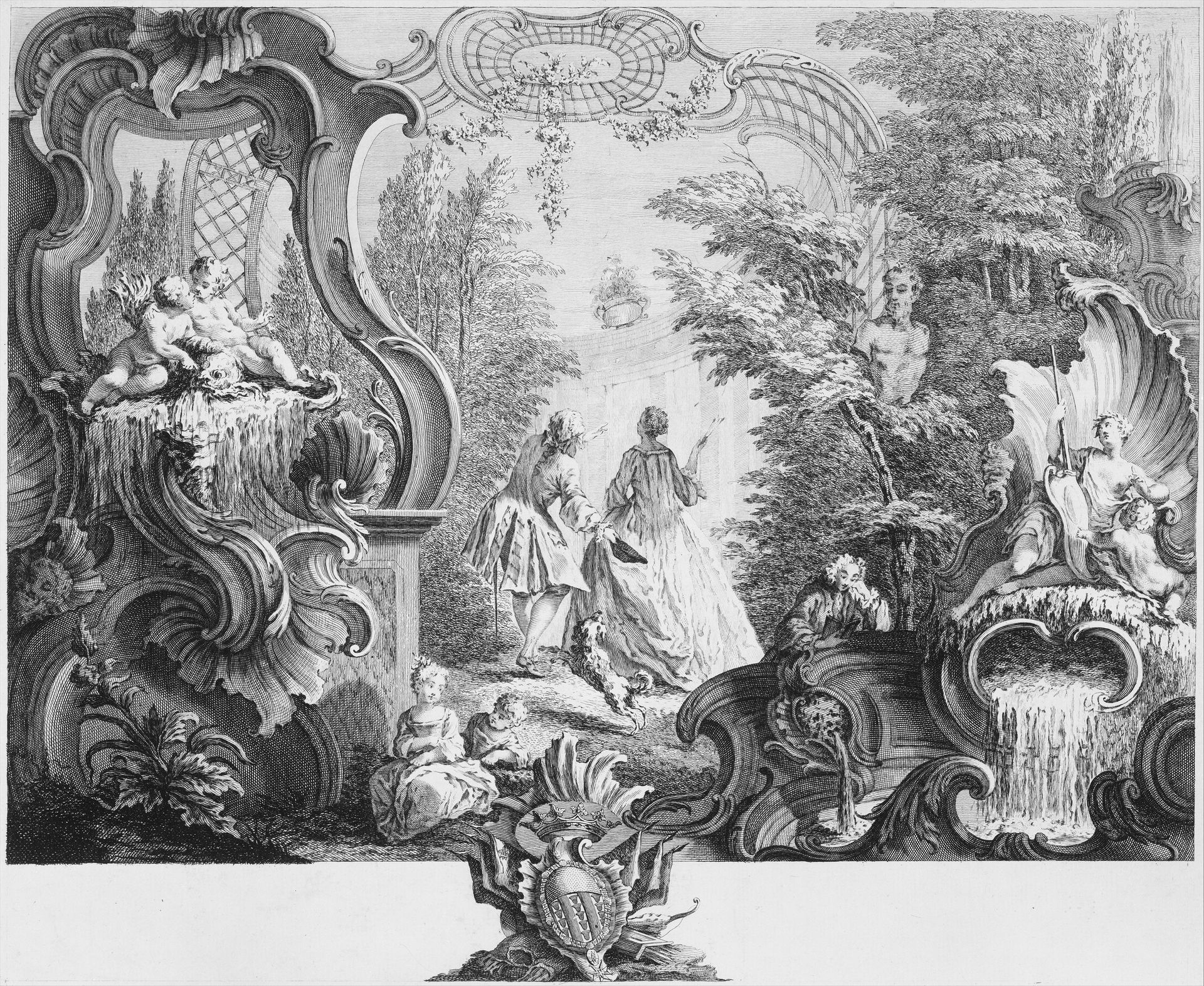 Le Temps de L'Apres dinée by François Antoine Aveline
