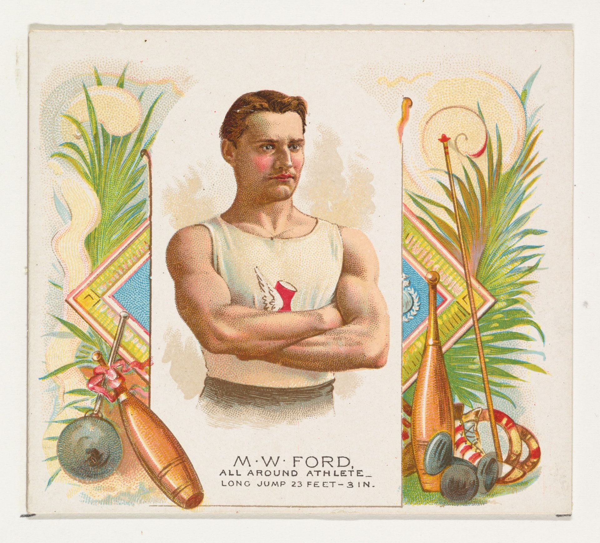M.W. Ford, All Around Athlete, from World's Champions, Second Series (N43) for Allen & Ginter Cigarettes by Allen & Ginter