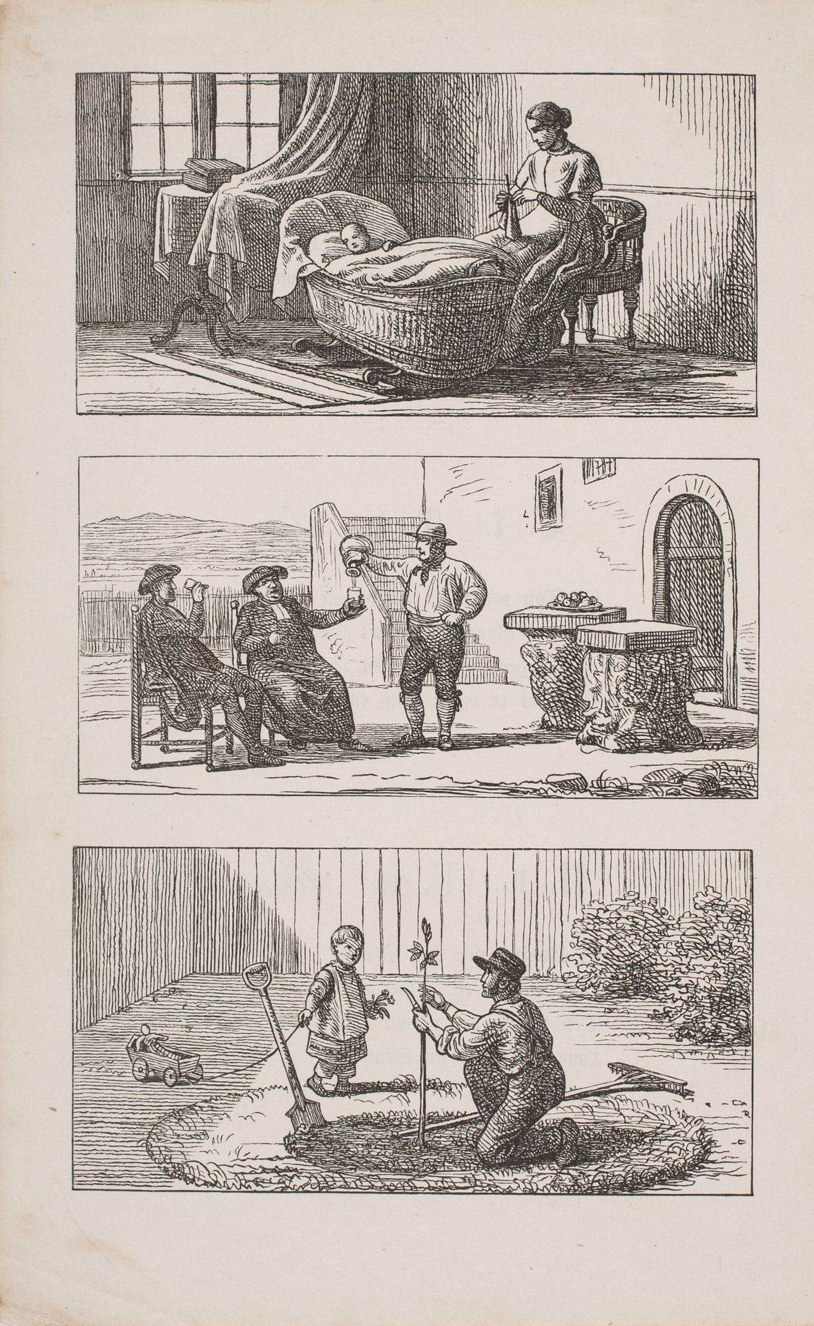 Illustration til Chr. Winthers A.B.C. by H.P. Hansen