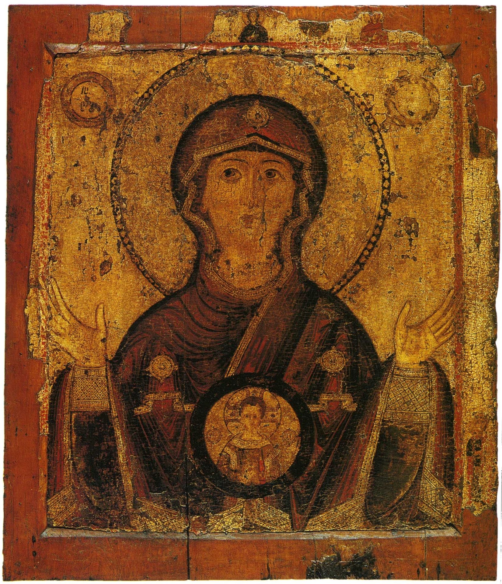 Our Lady of the Sign from Zverin Monastery (front side) by Orthodox Icons