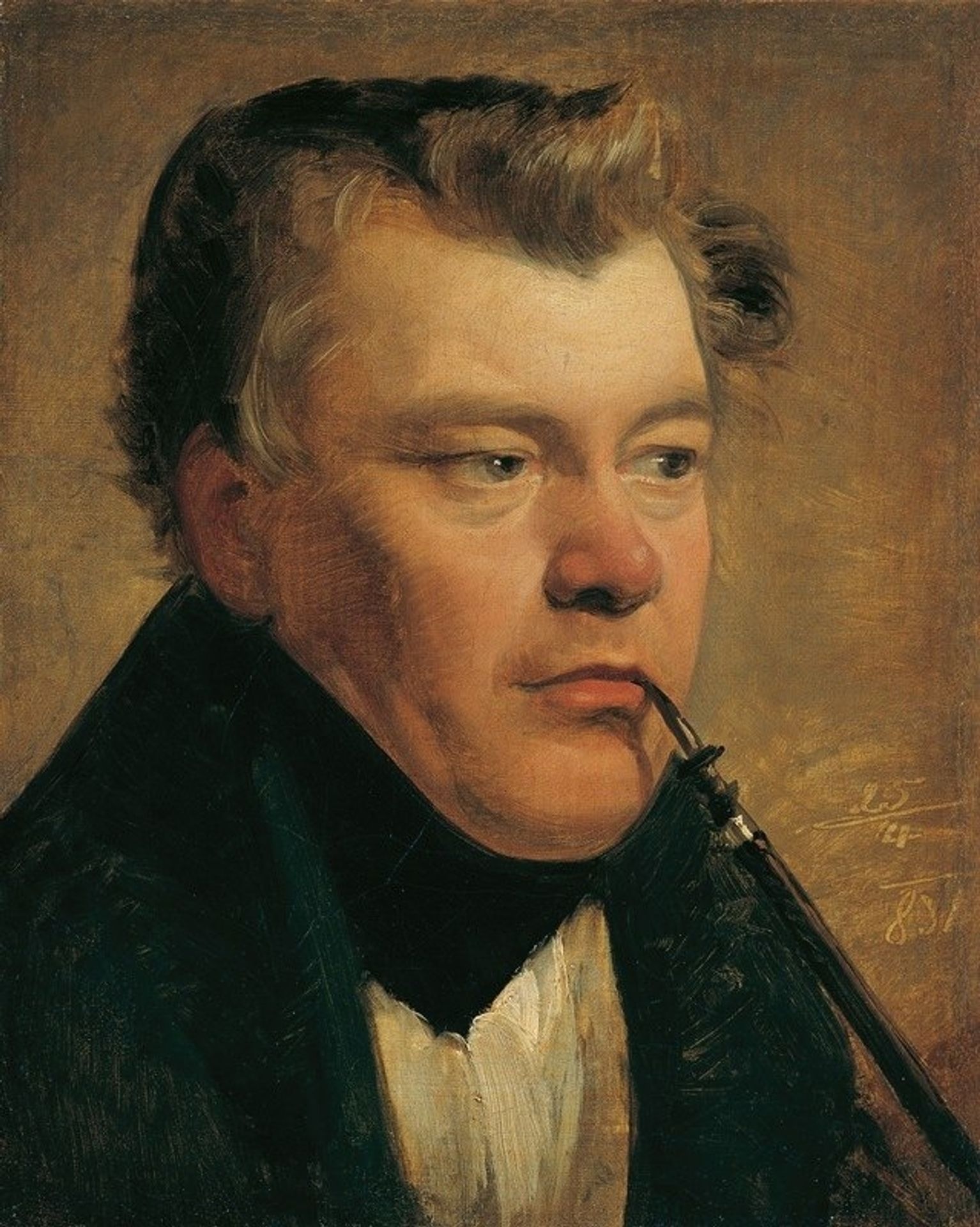 Der Maler Thomas Ender by Friedrich von Amerling